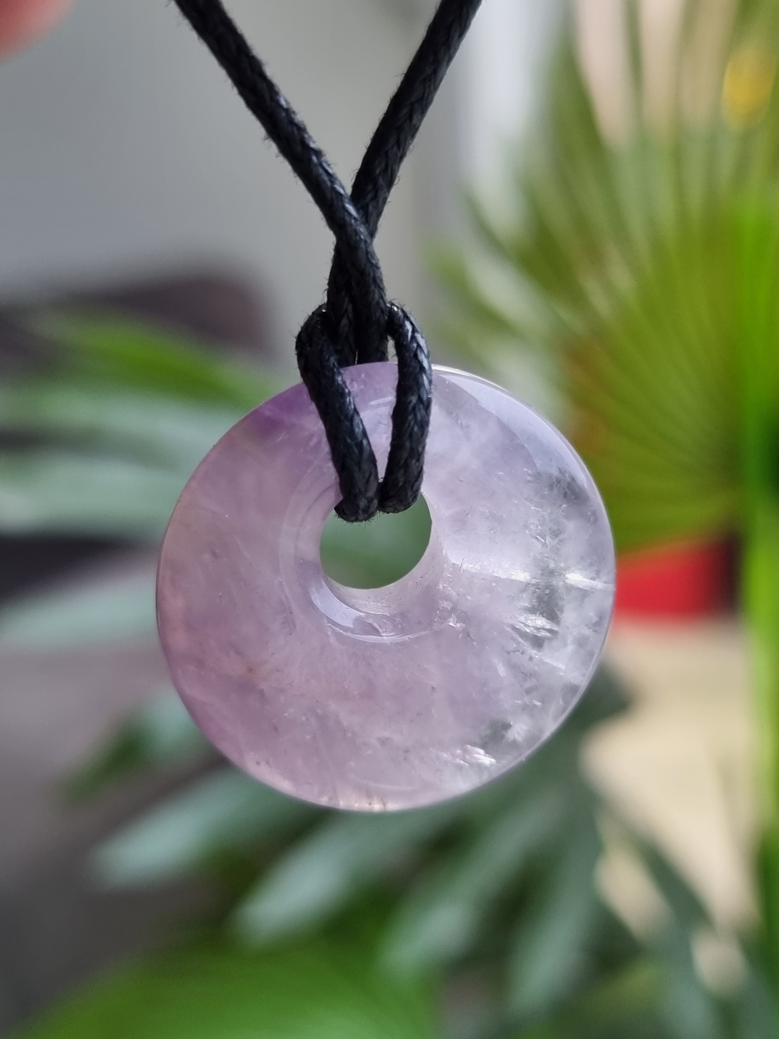 Chevron Amethyst Pendant