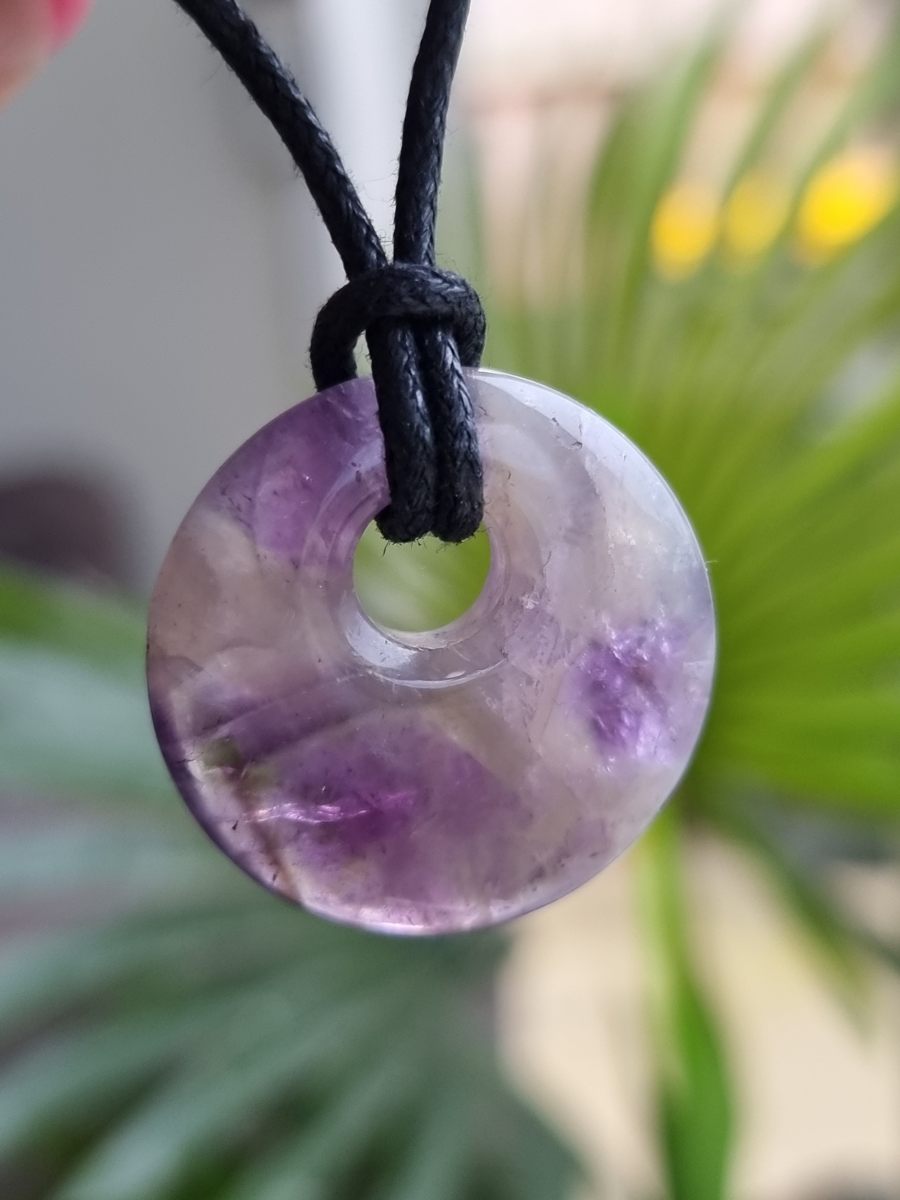 Chevron Amethyst Pendant