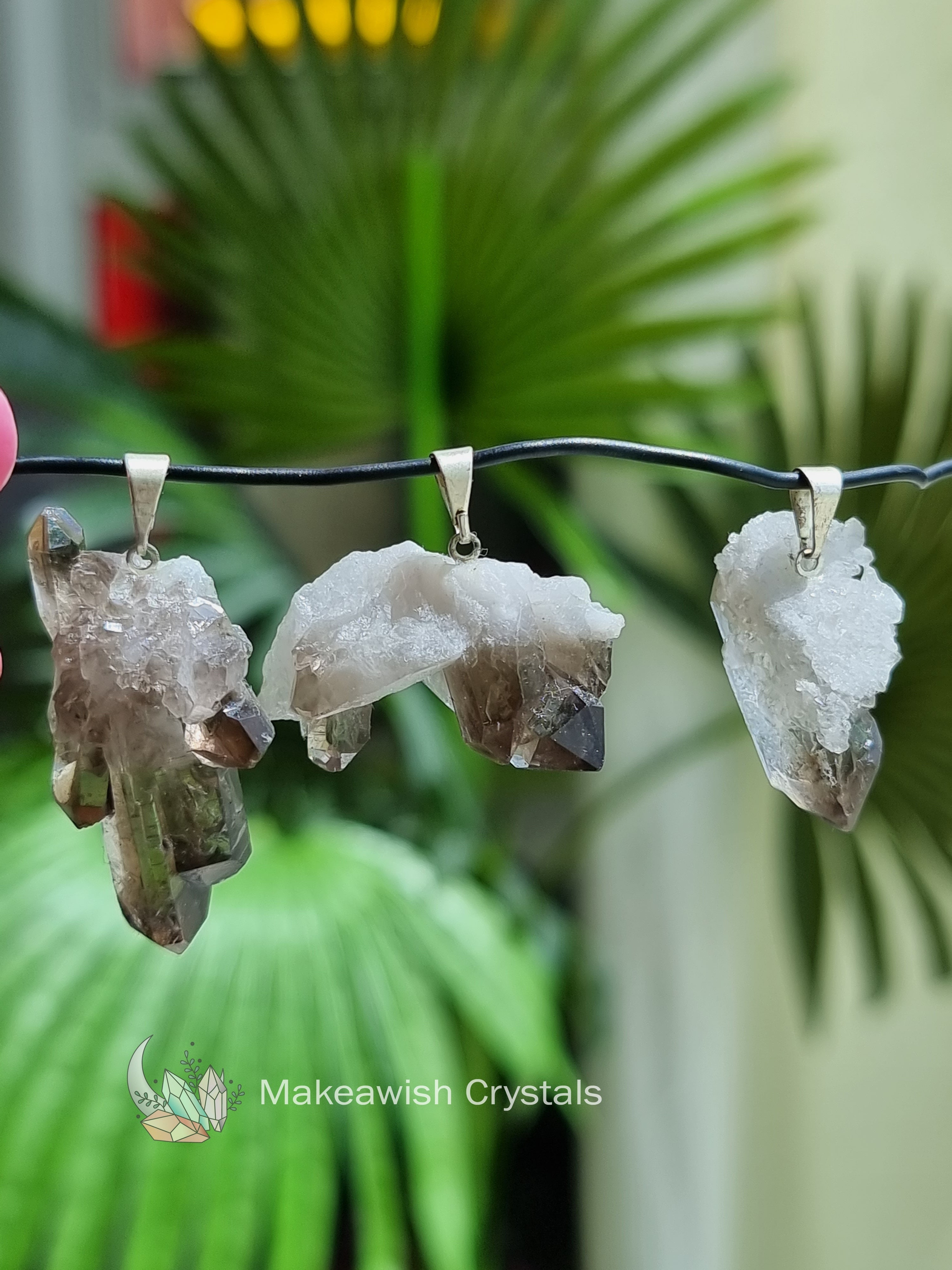 Smoky Quartz Cluster Pendant