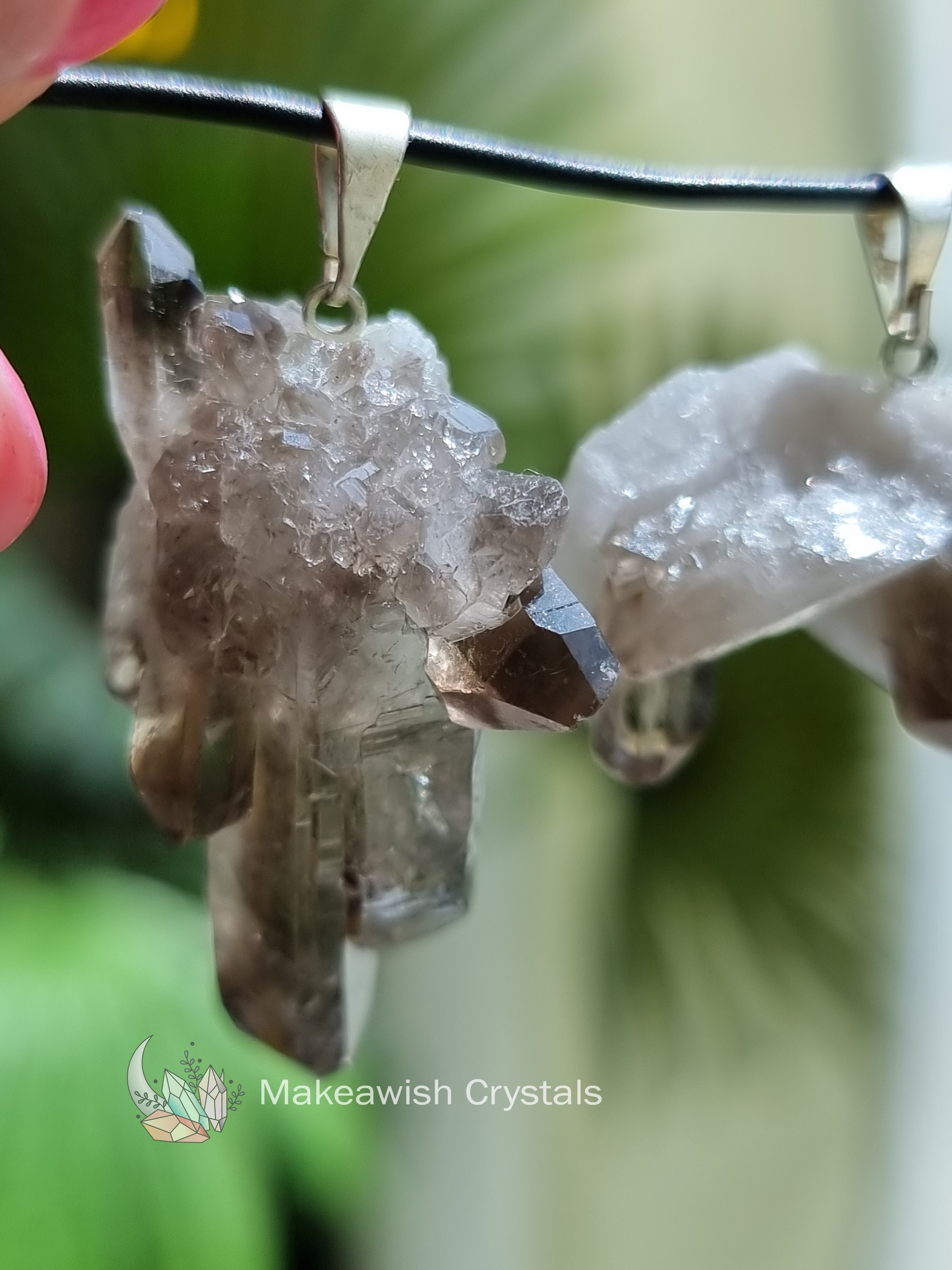 Smoky Quartz Cluster Pendant