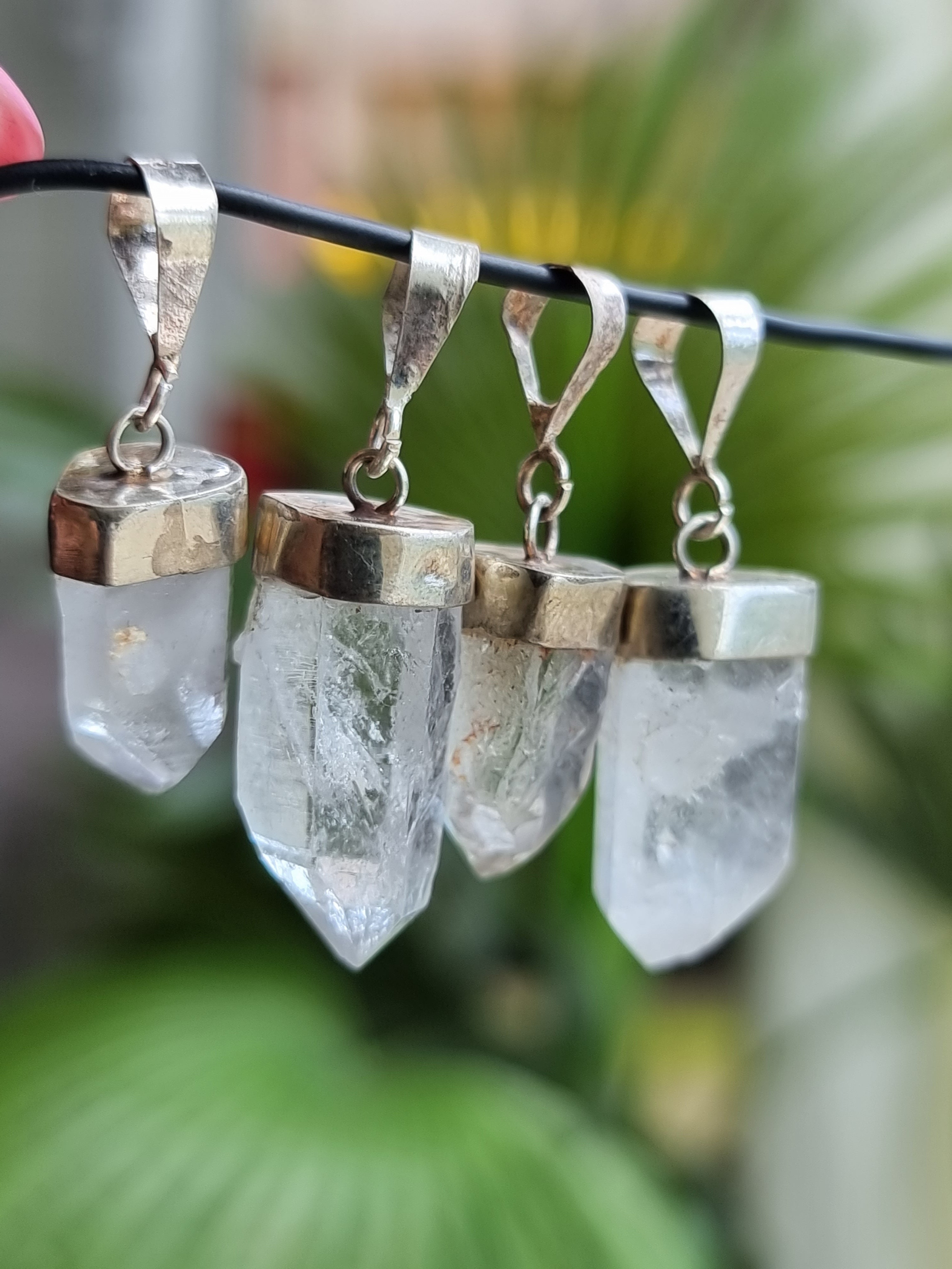 Clear Quartz Cap Pendant