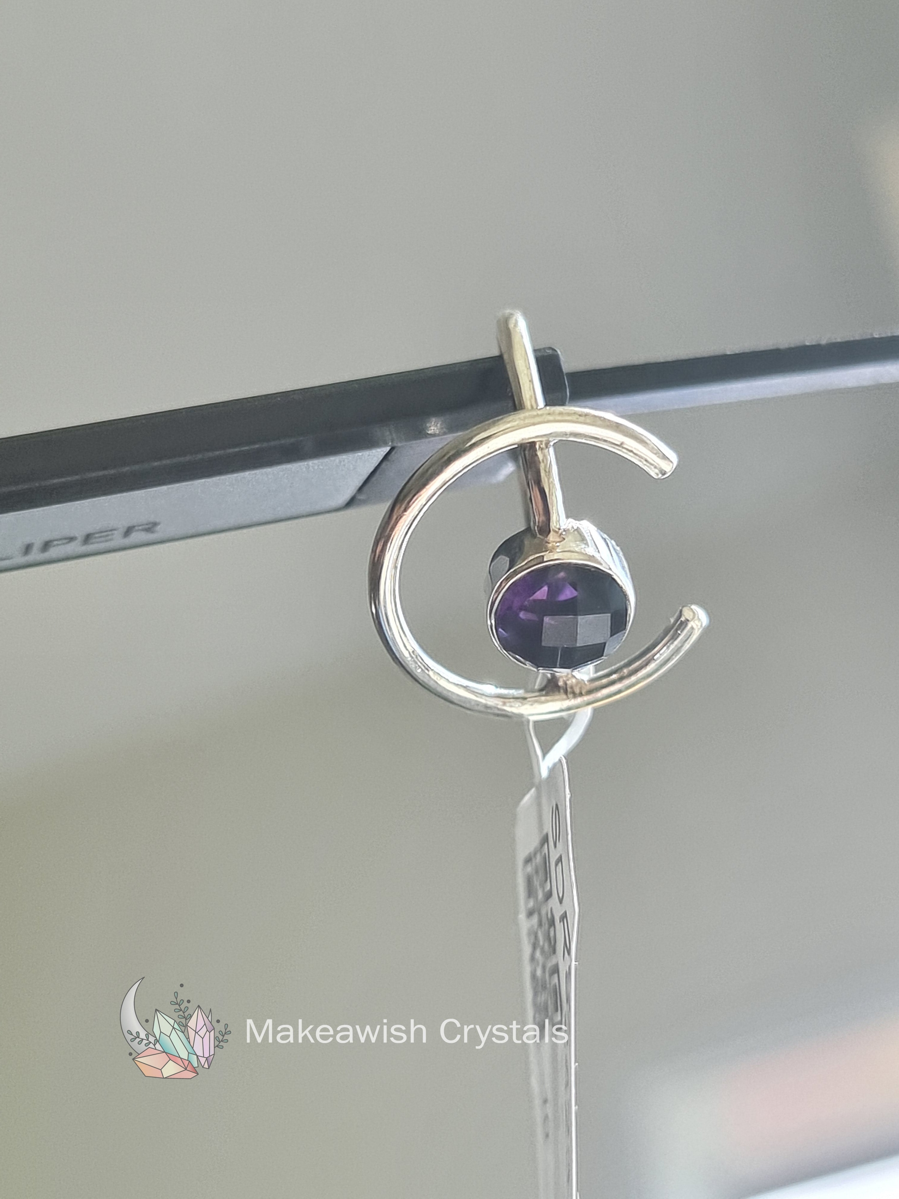 Faceted Amethyst Ring