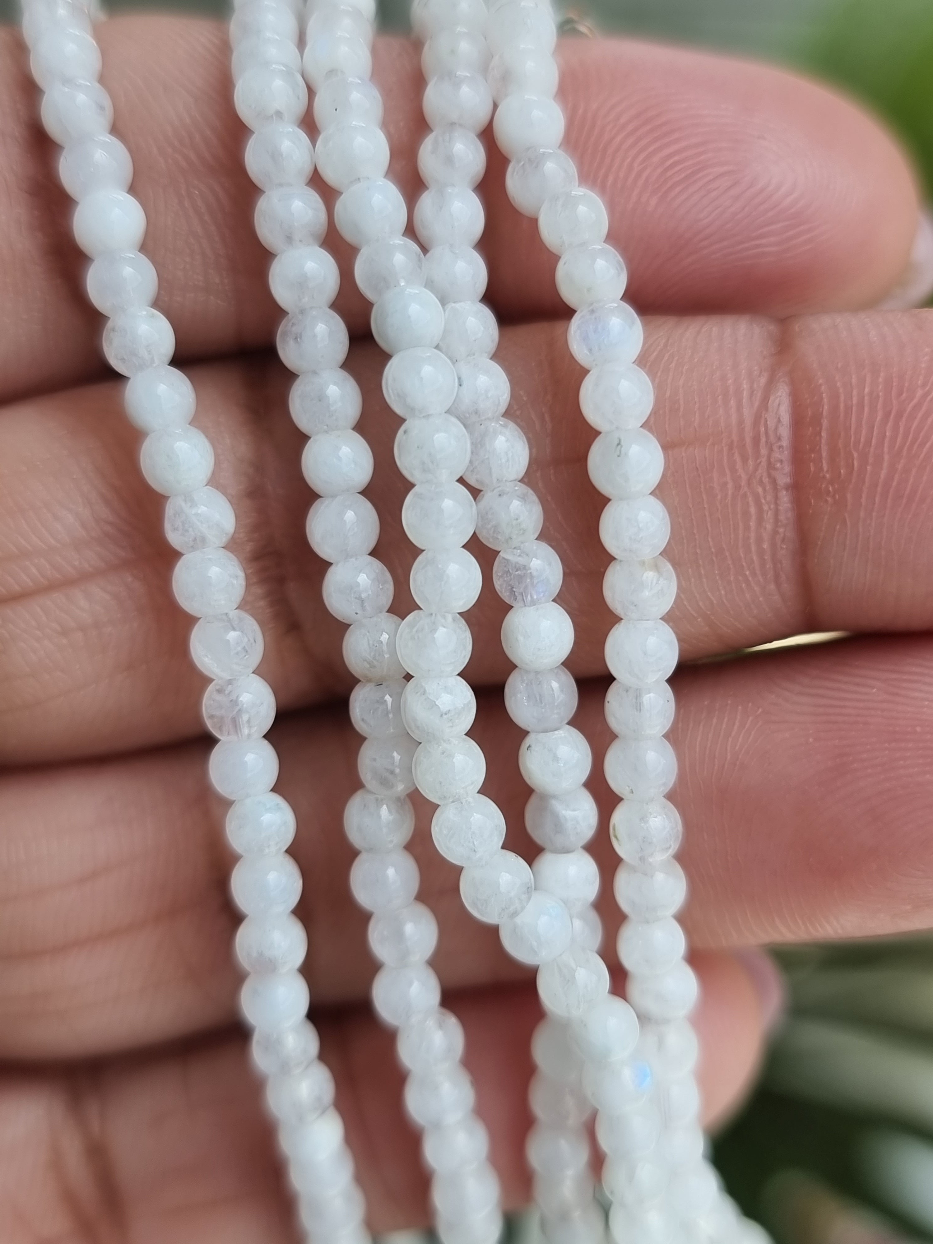 White Moonstone Bead