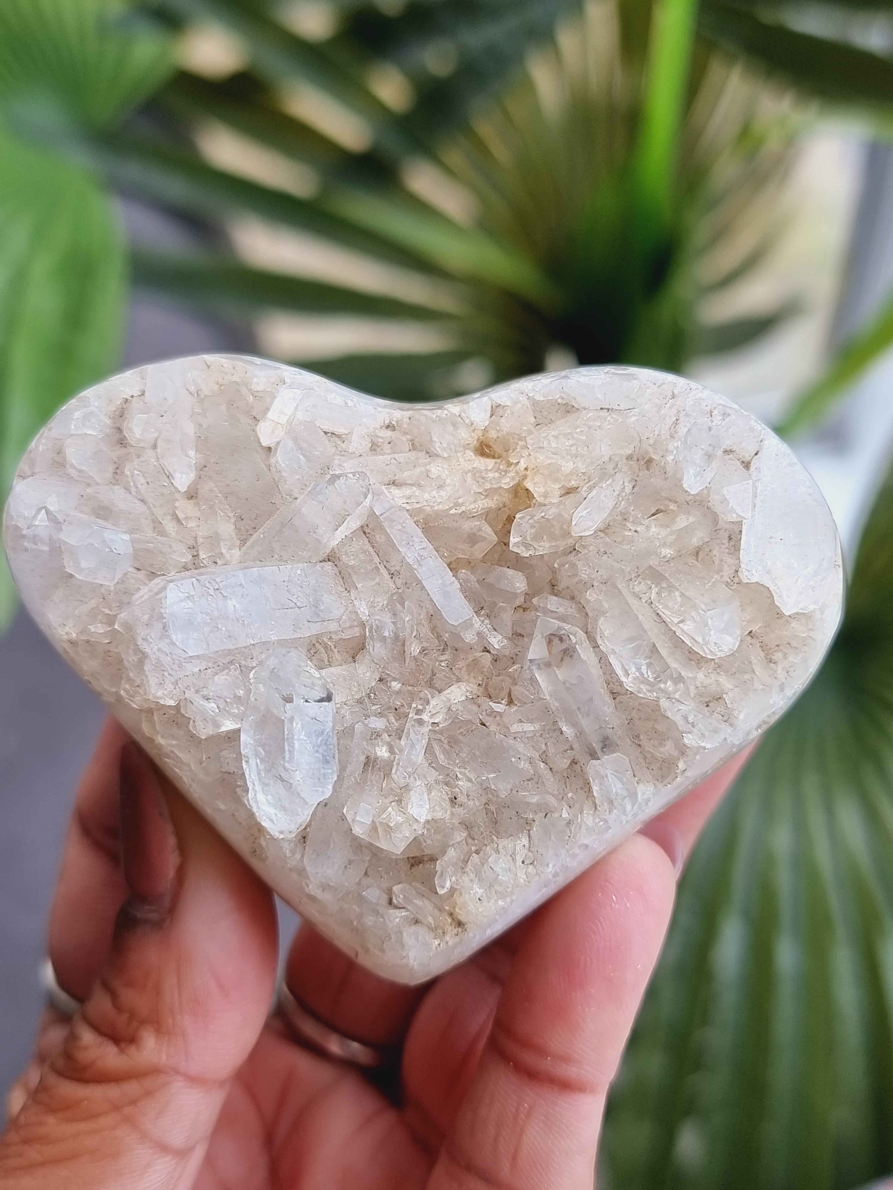 Clear Quartz Heart