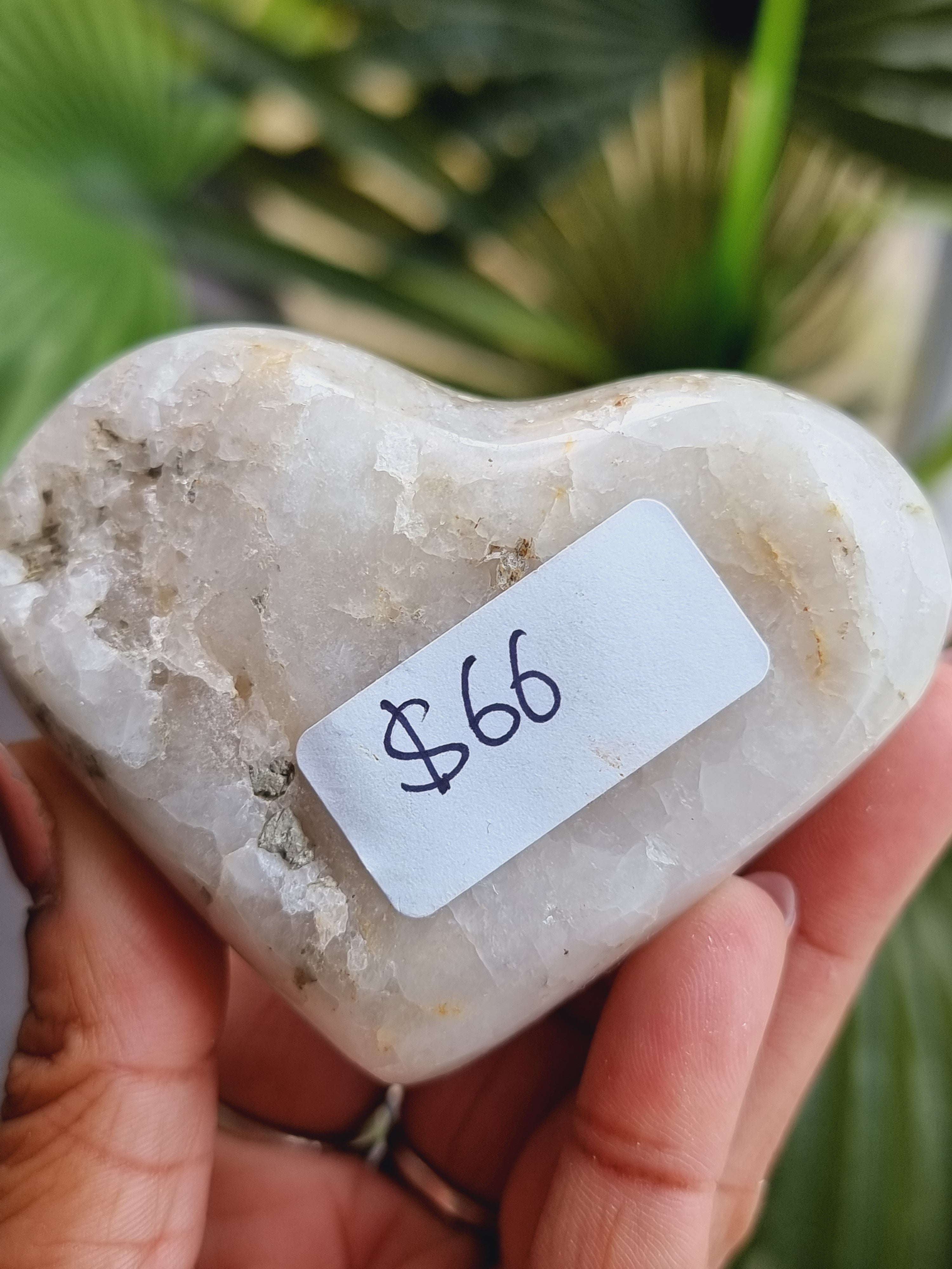 Clear Quartz Heart