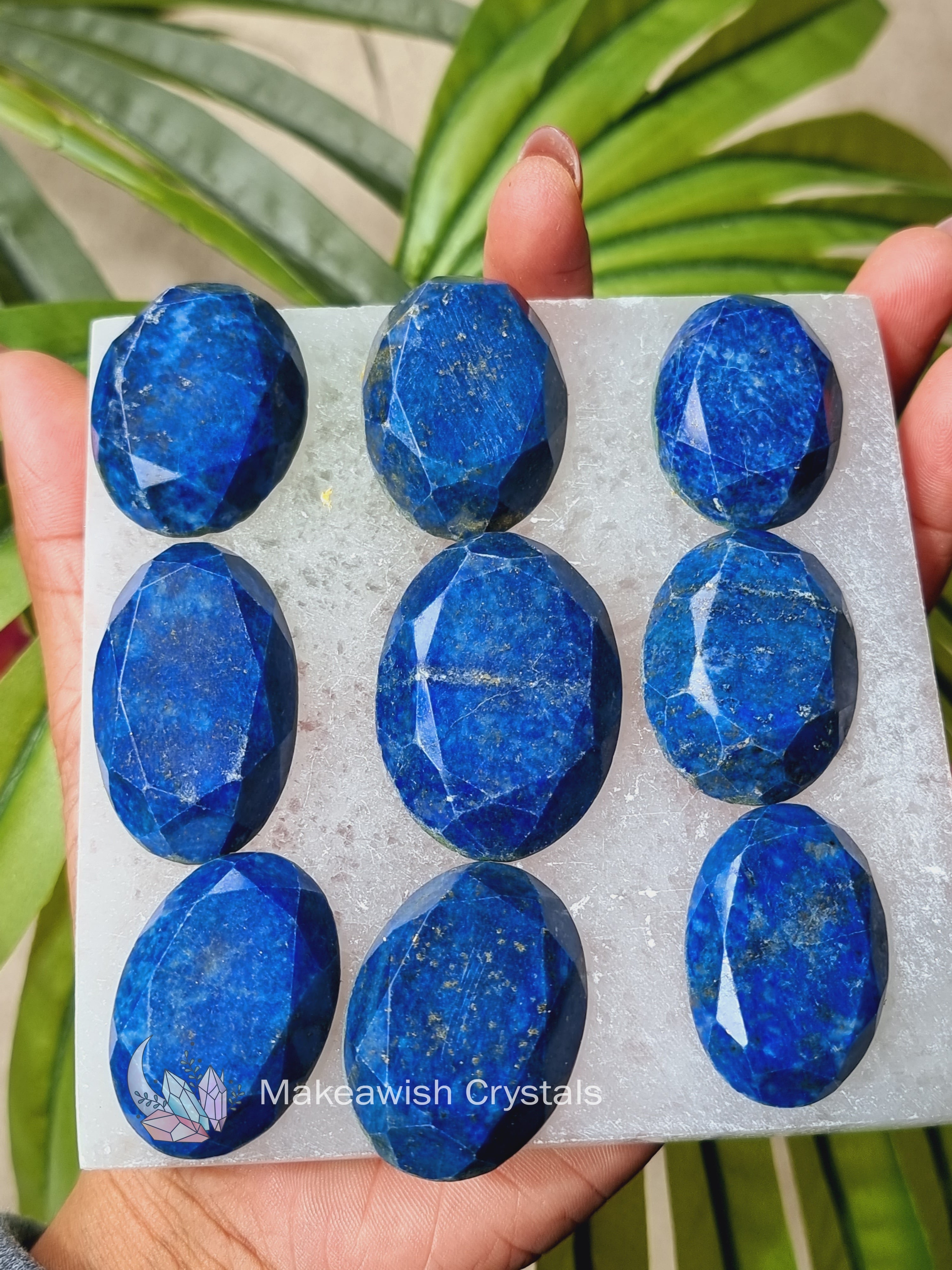 Lapis Lazuli Faceted Shape