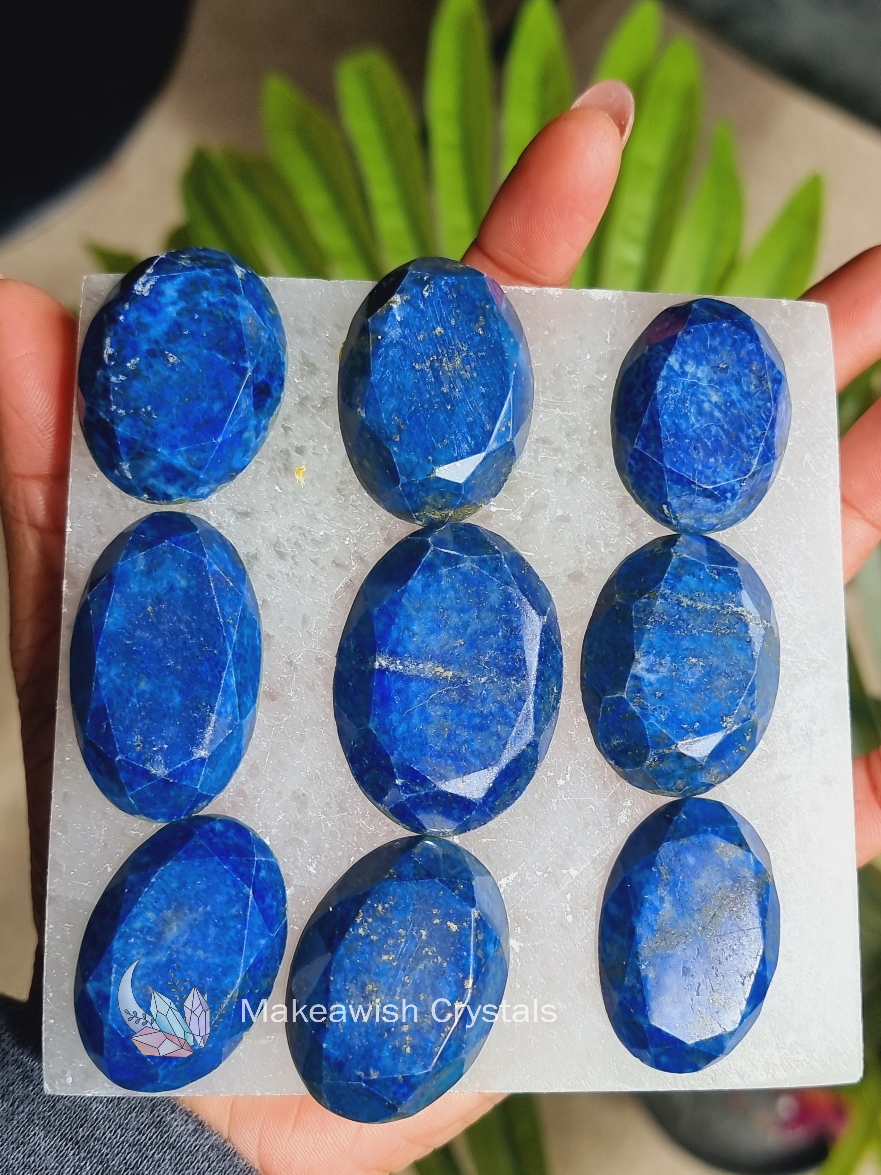 Lapis Lazuli Faceted Shape