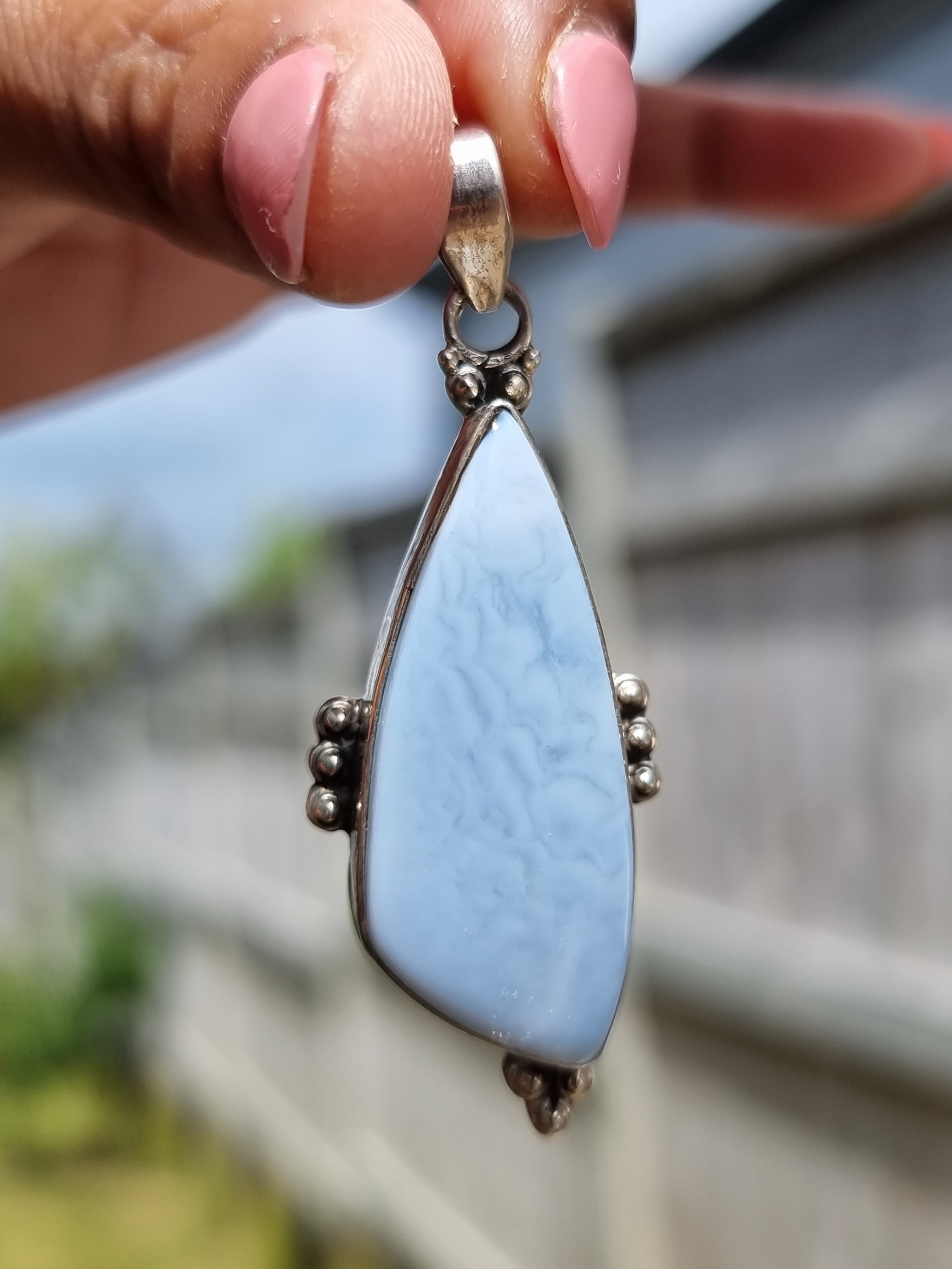 Blue Opal Pendant