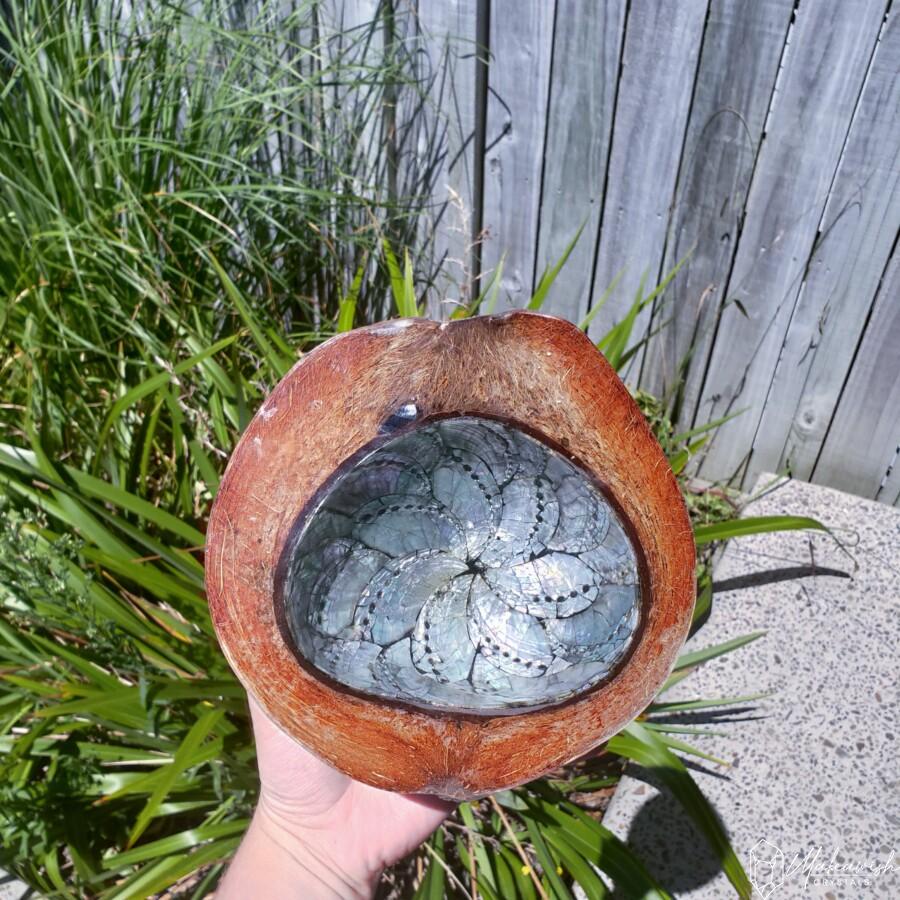 Coconut Paua Shell Bowl