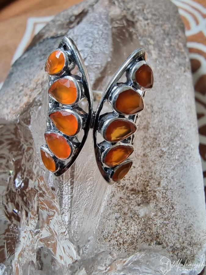 Carnelian Ring Sterling Silver