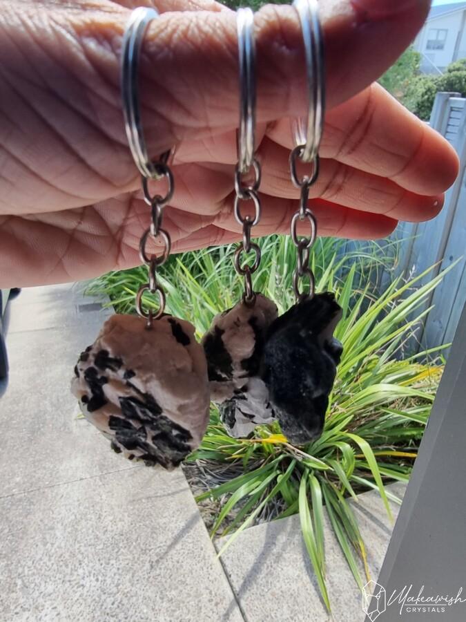 Tourmalated Quartz Keychain