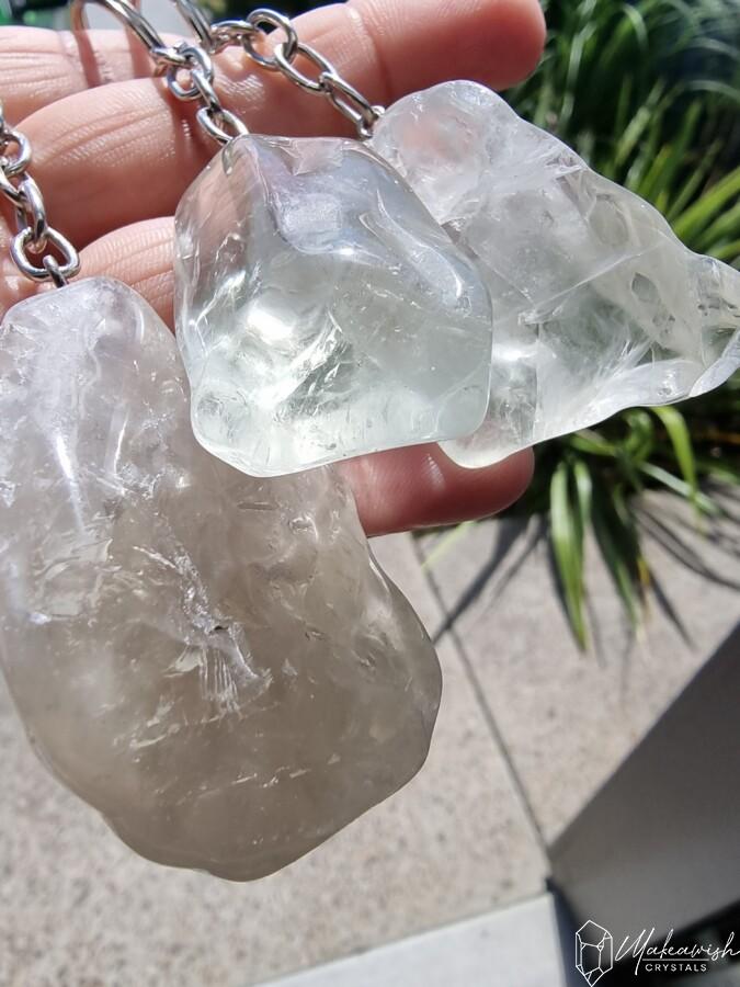 Prasiolite (Green Amethyst) Keychain