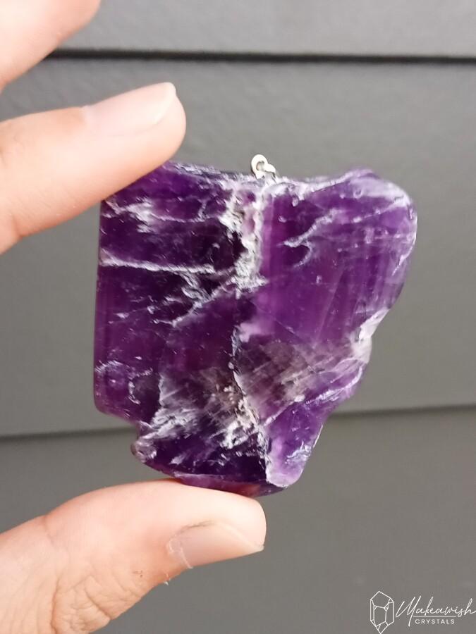 Amethyst Slab Pendant
