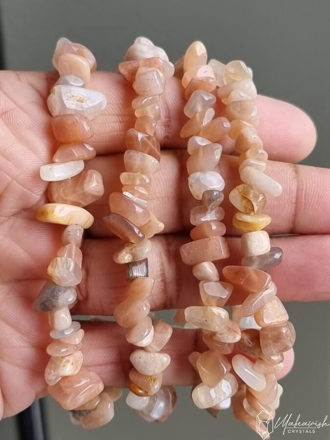 Sunstone Chip Bracelet
