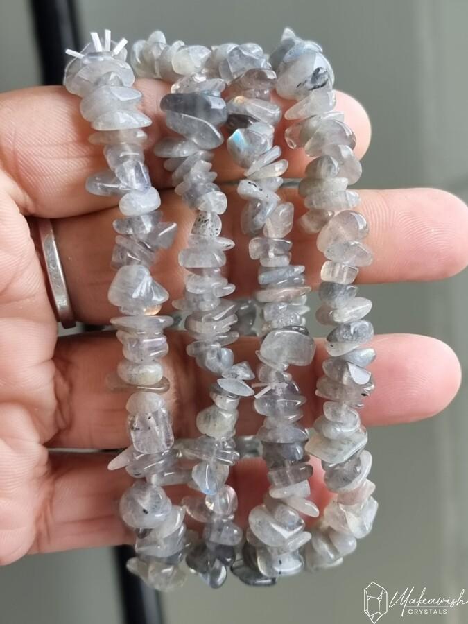 Labradorite Chip Bracelet