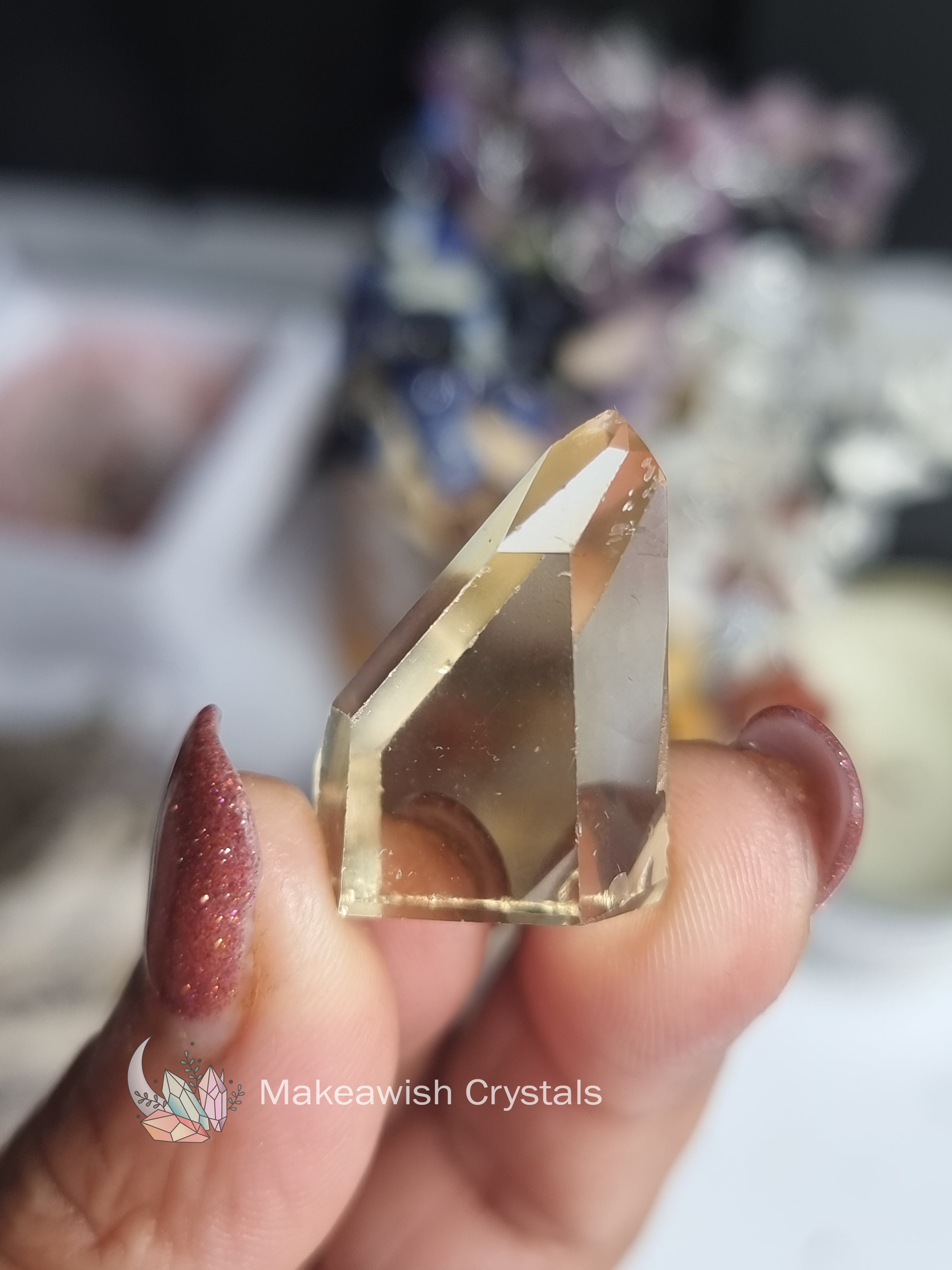 Natural Citrine Mini Point