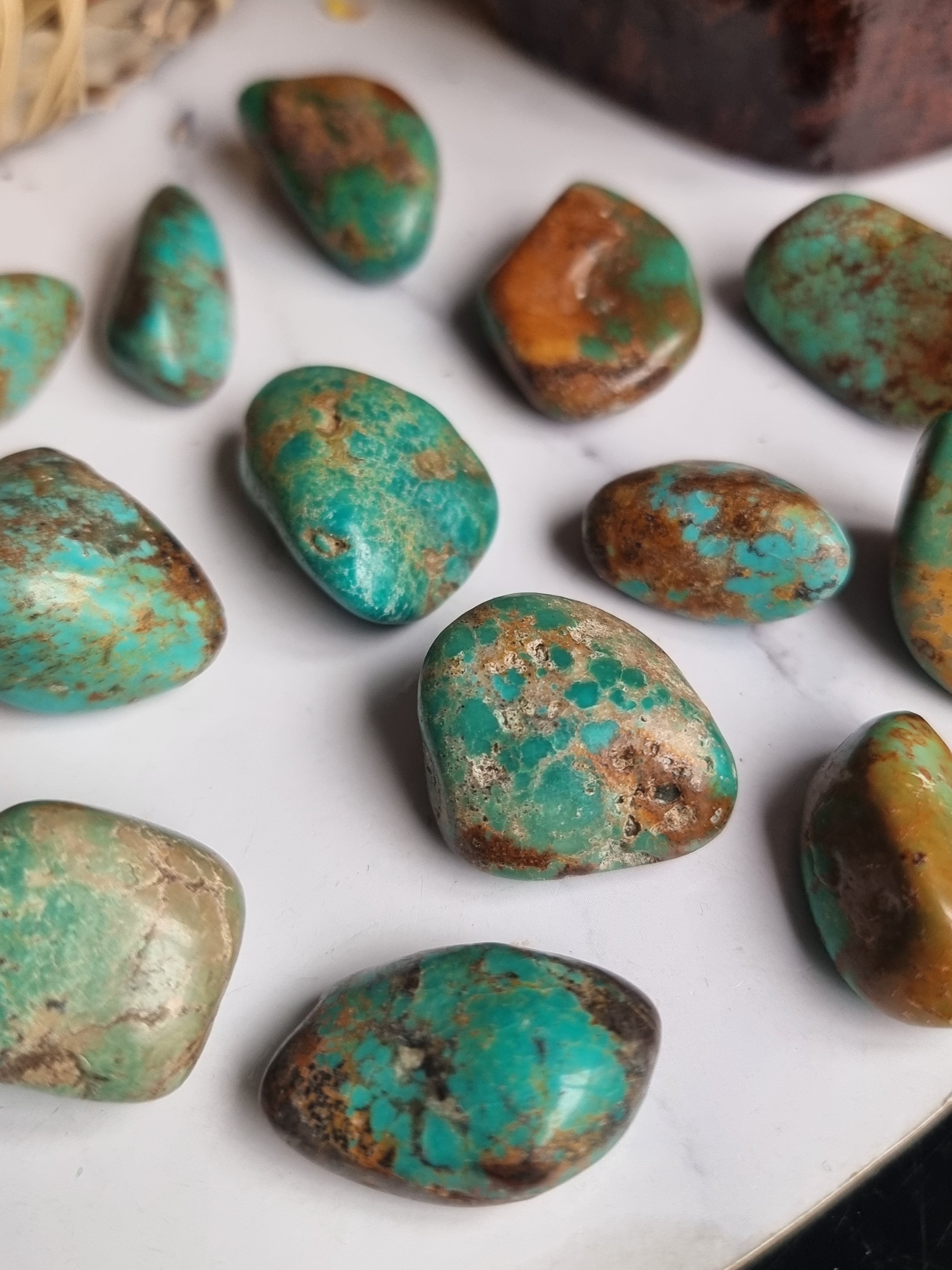 Tibetan Turquoise Tumble