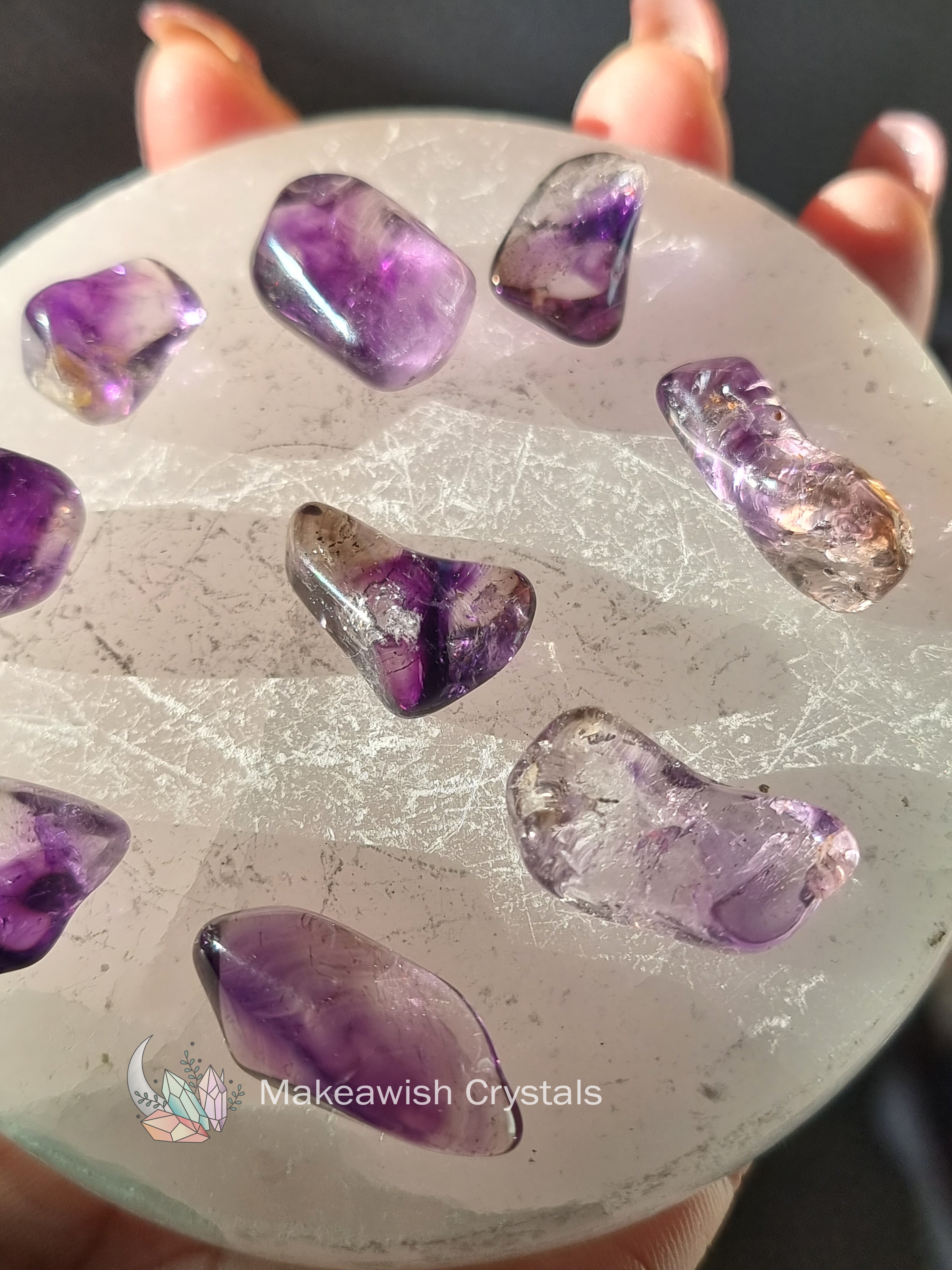 Brandberg Amethyst Tumble