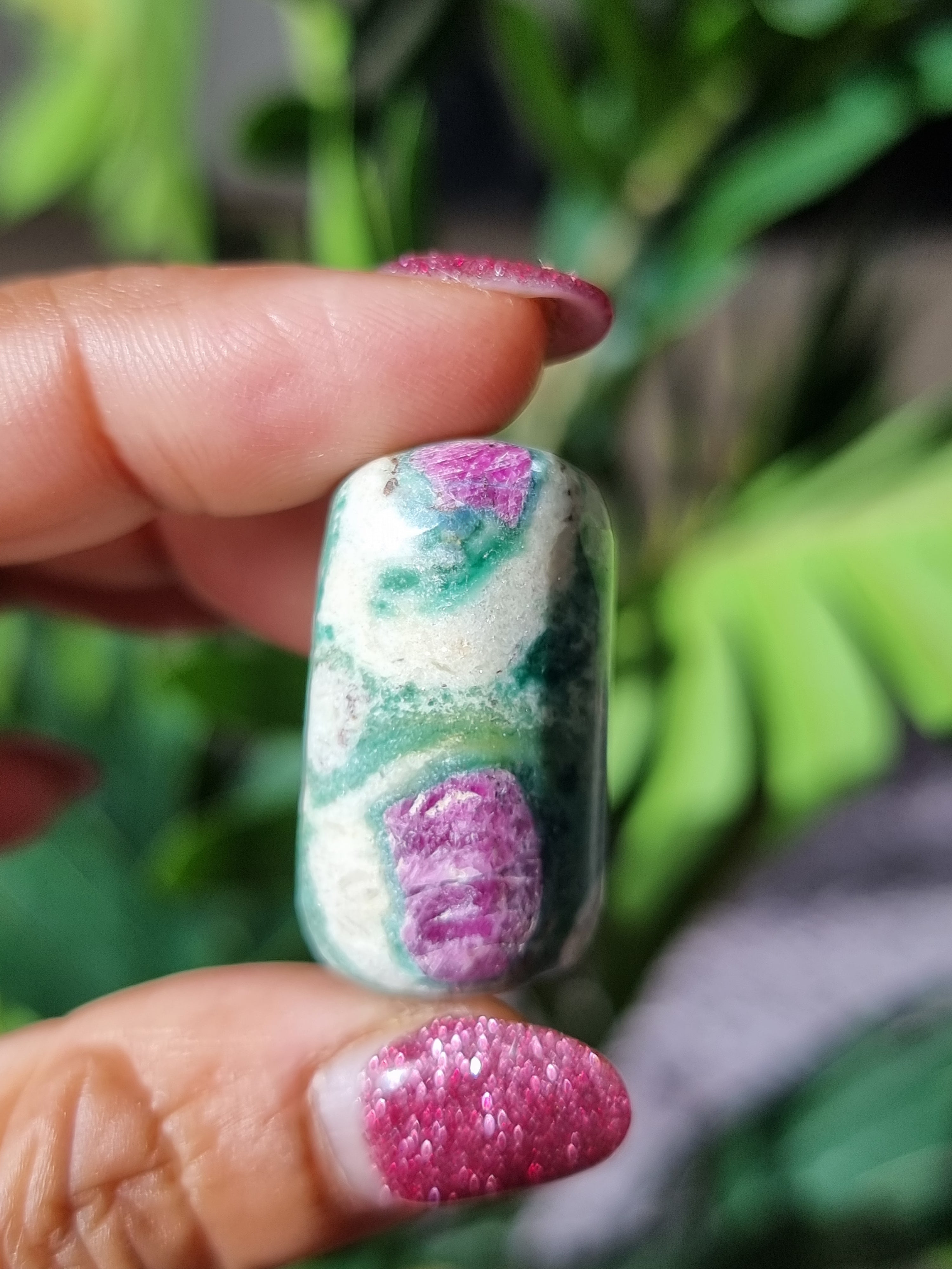 Ruby in Fuchsite Tumble