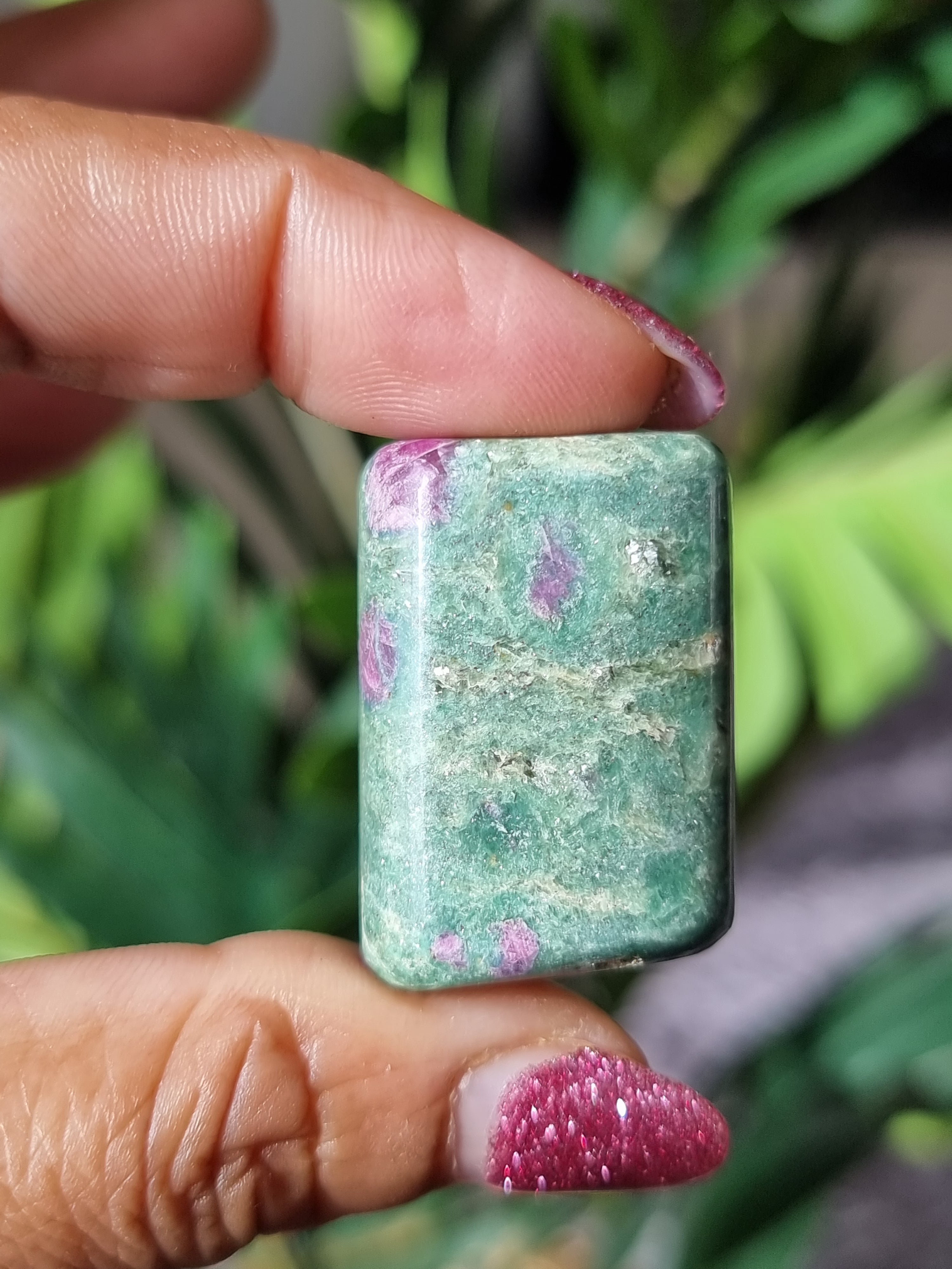 Ruby in Fuchsite Tumble