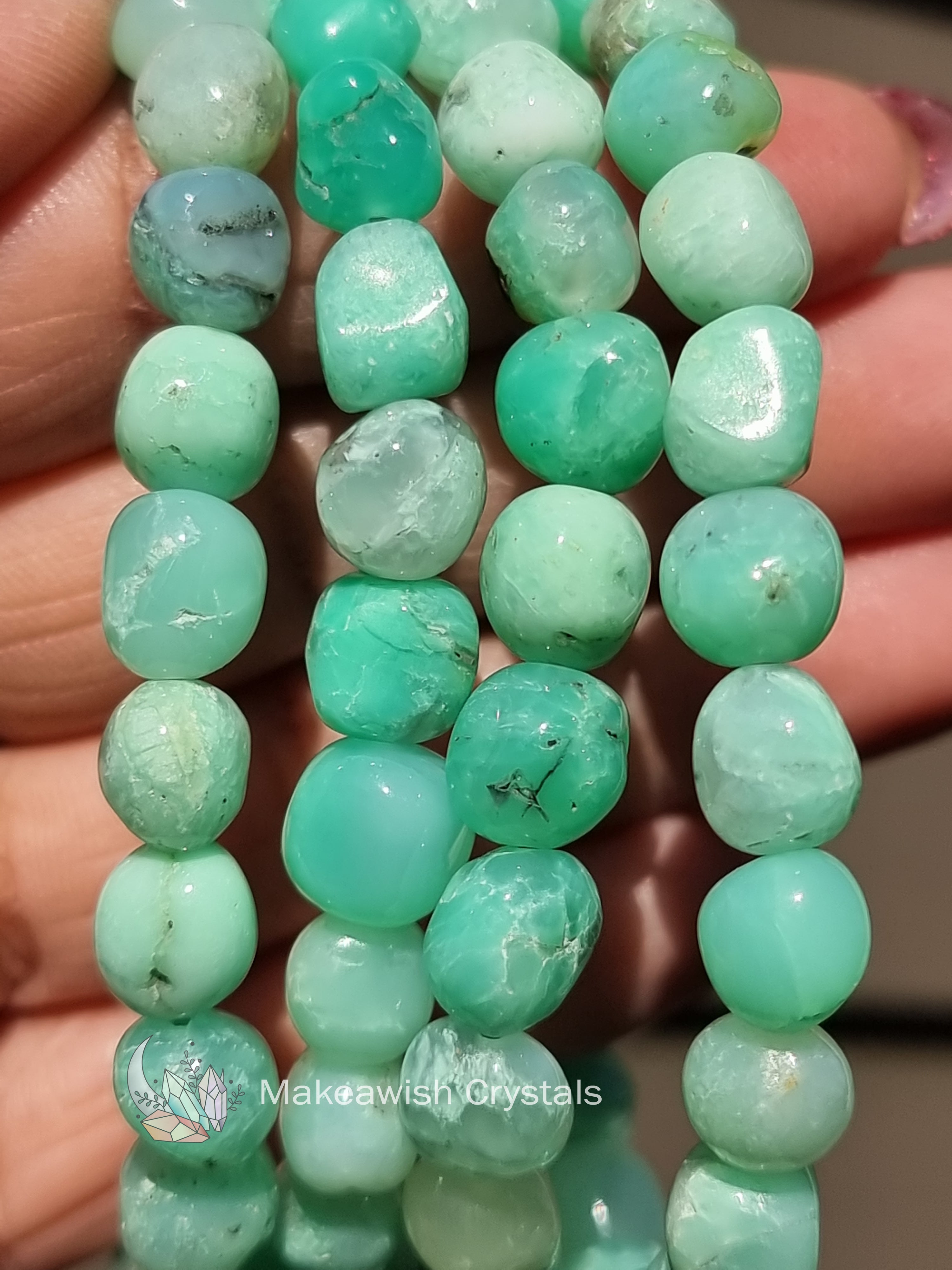 Chrysoprase Tumble Bracelet