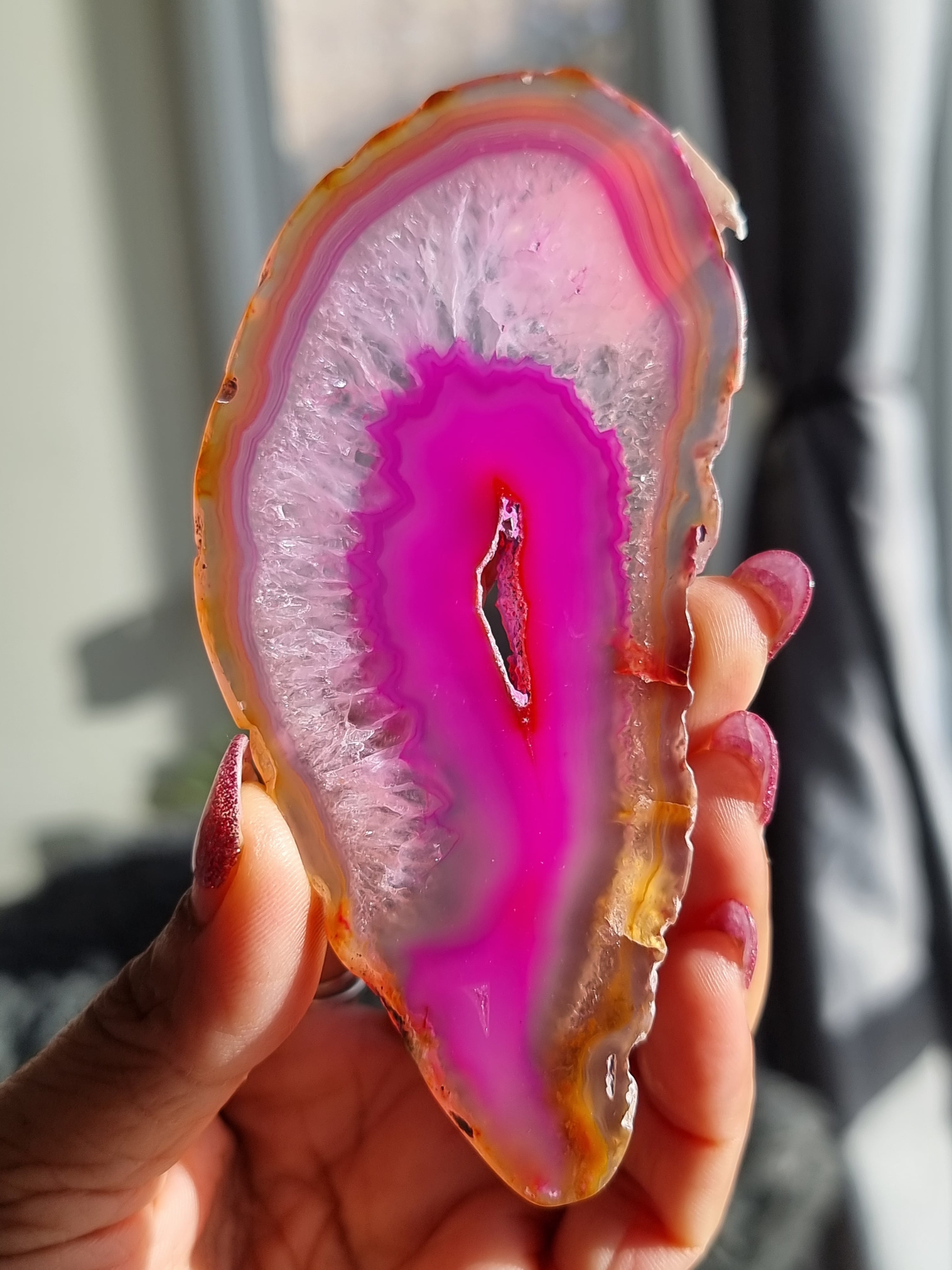 Agate slab
