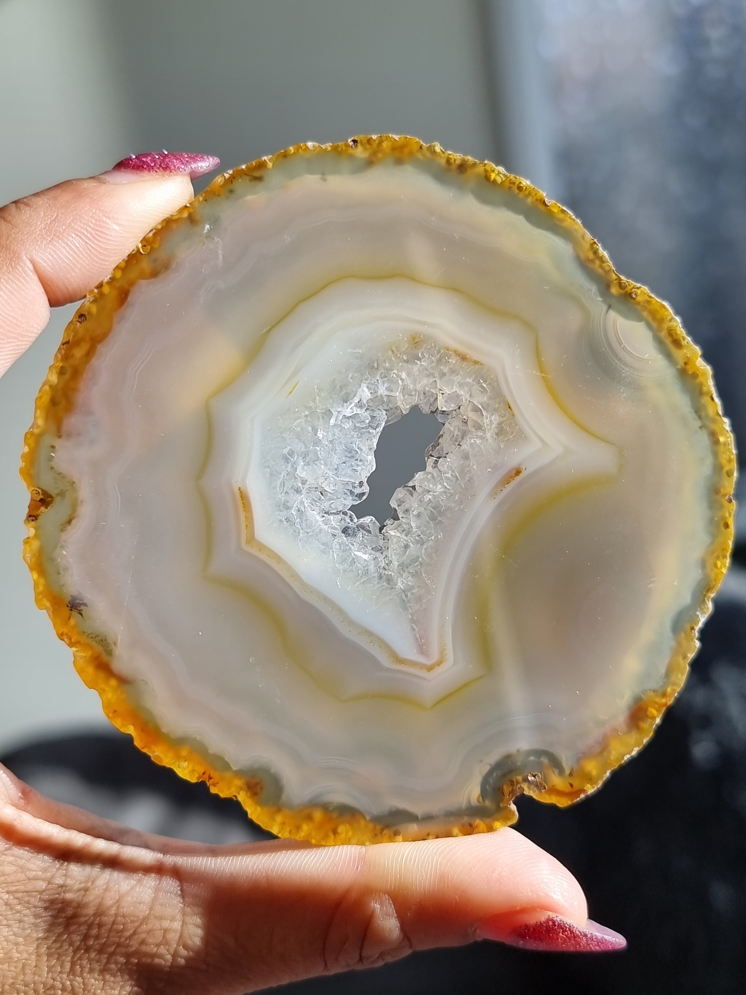 Agate slab