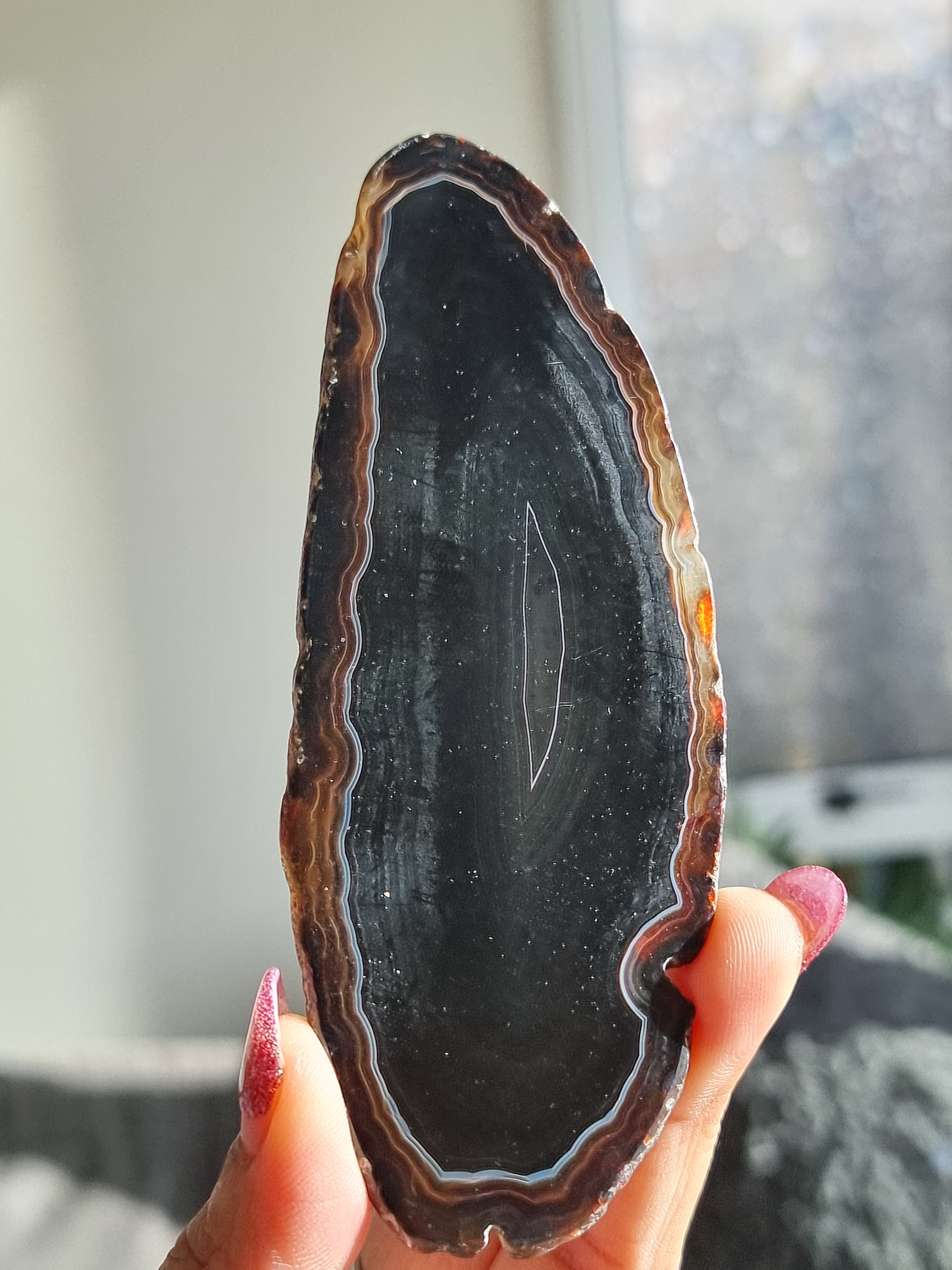 Agate slab