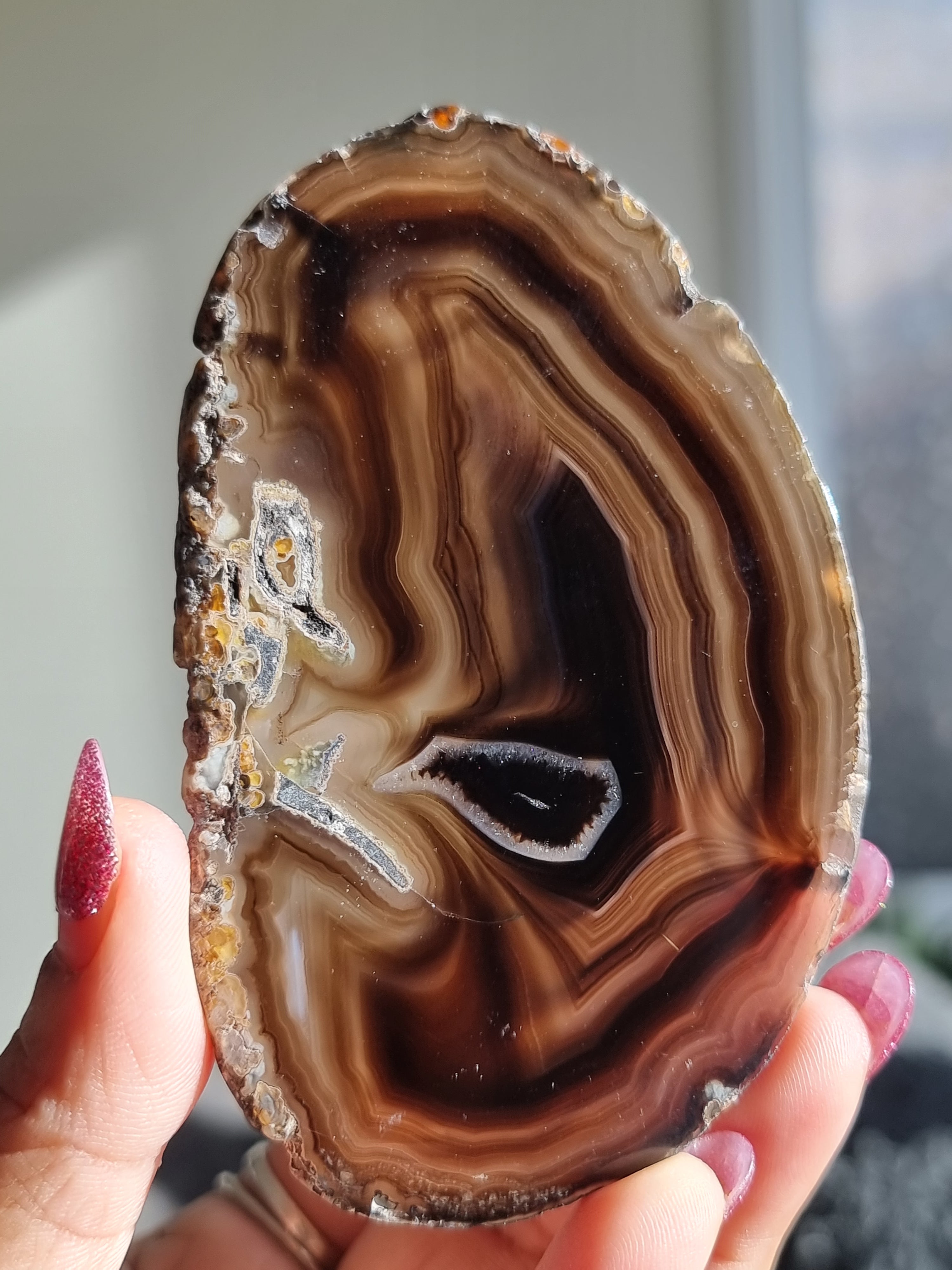 Agate slab