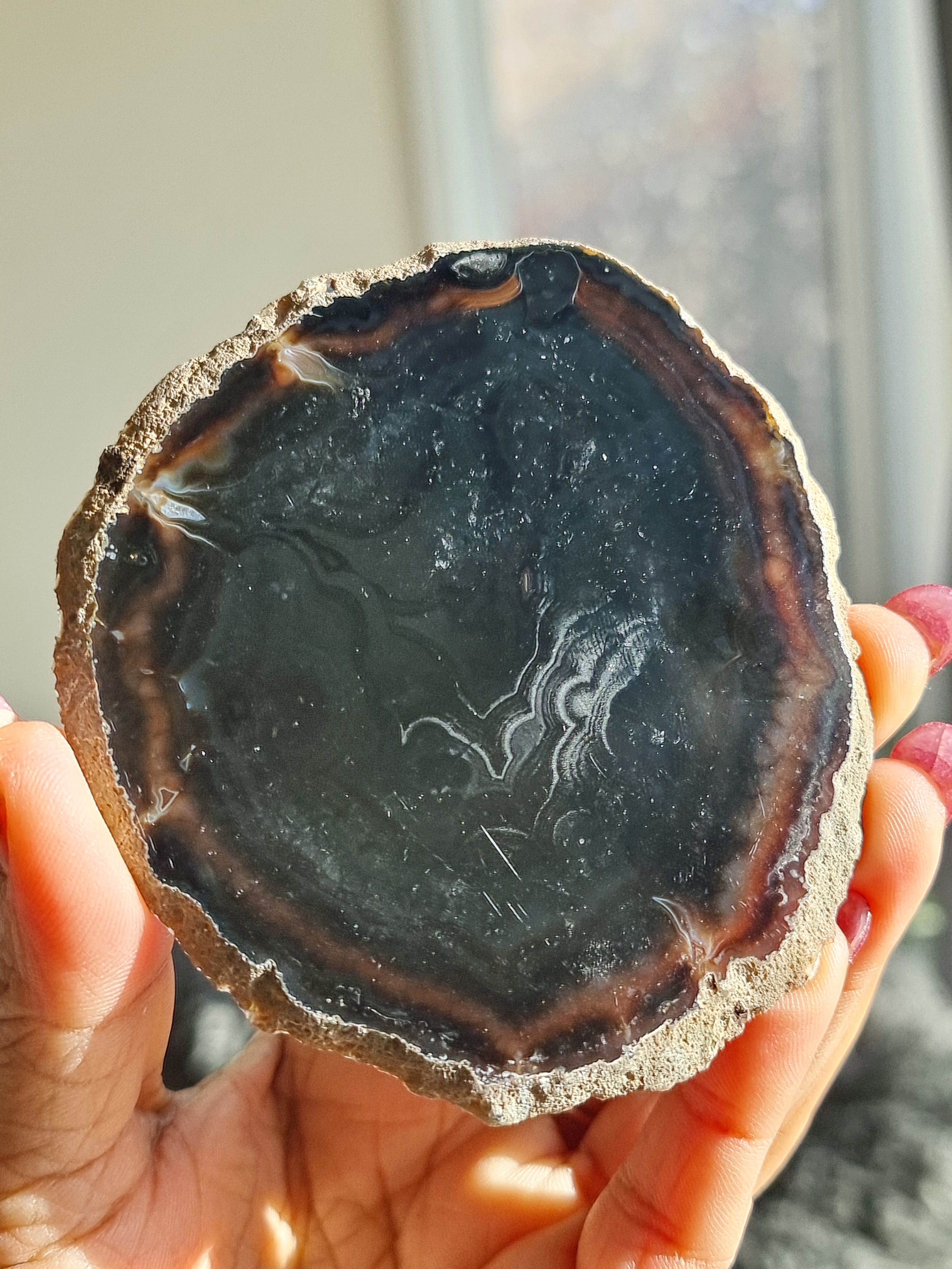 Agate slab