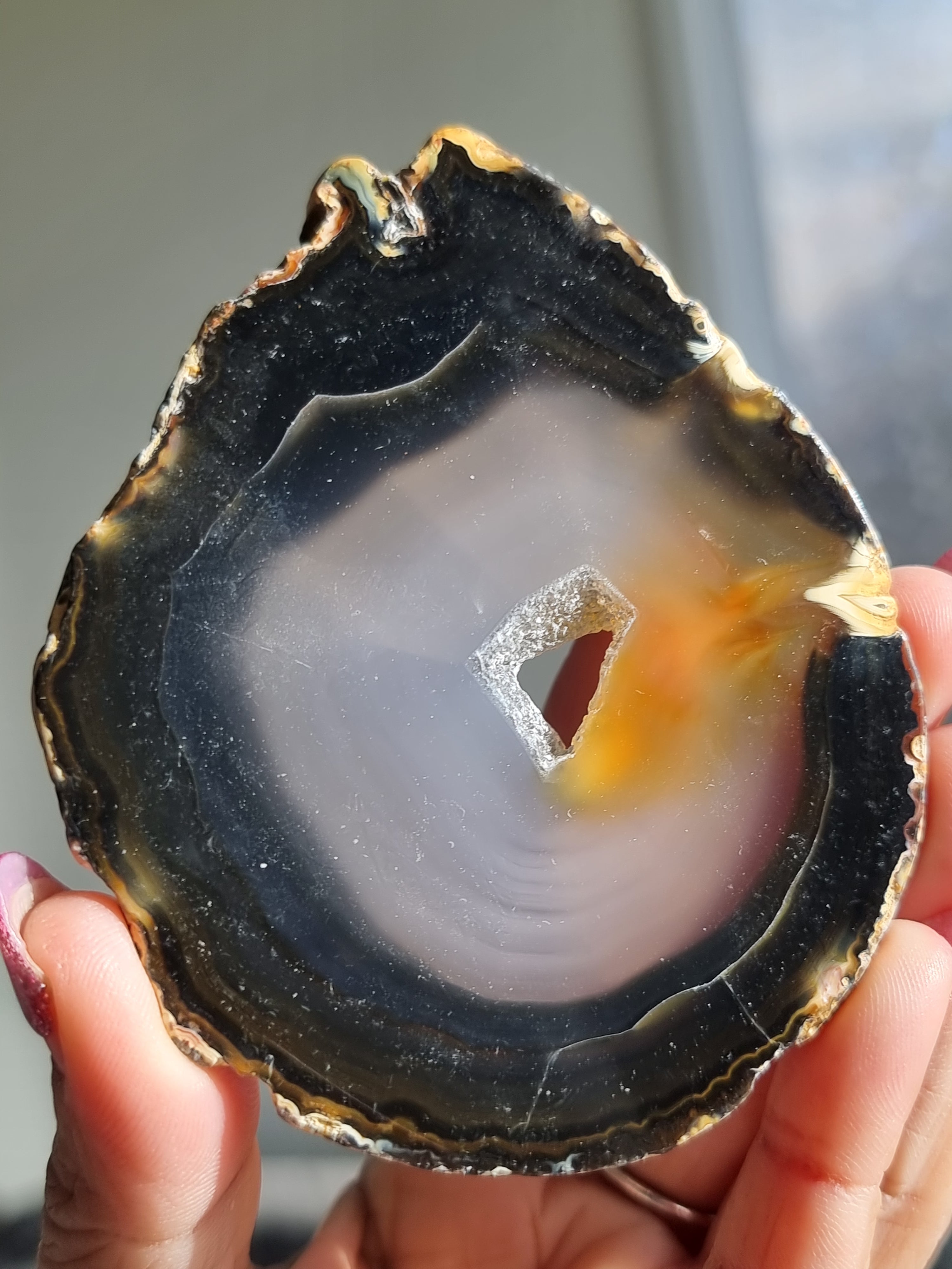 Agate slab