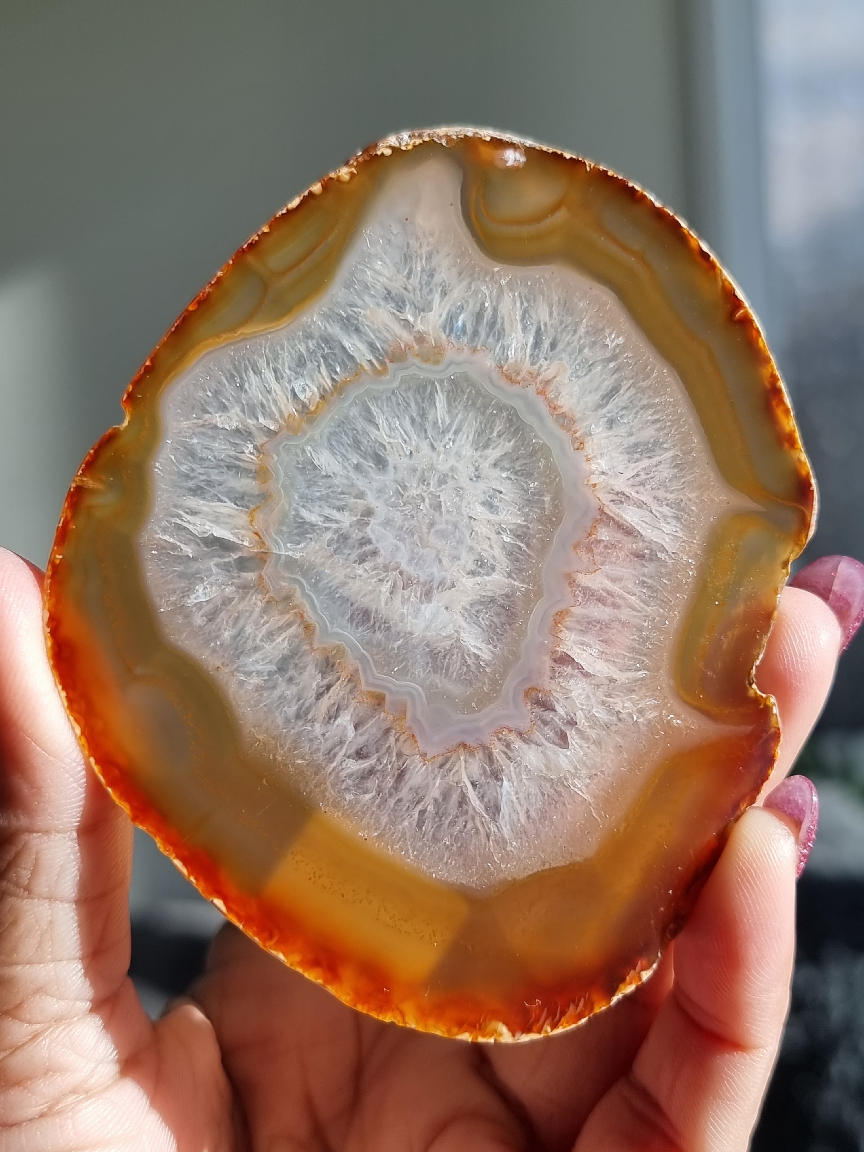 Agate slab