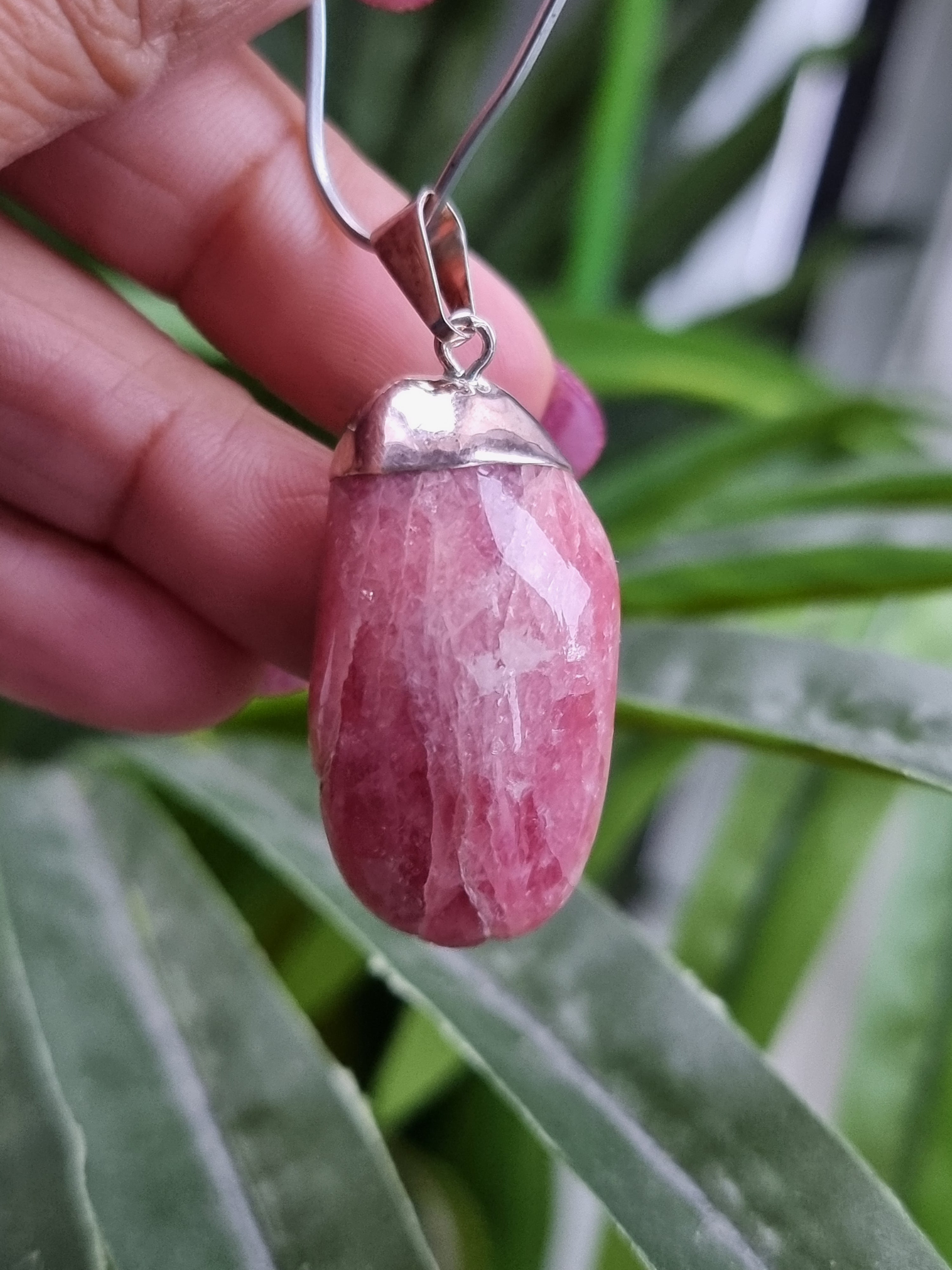 Rhodochrosite Pendant