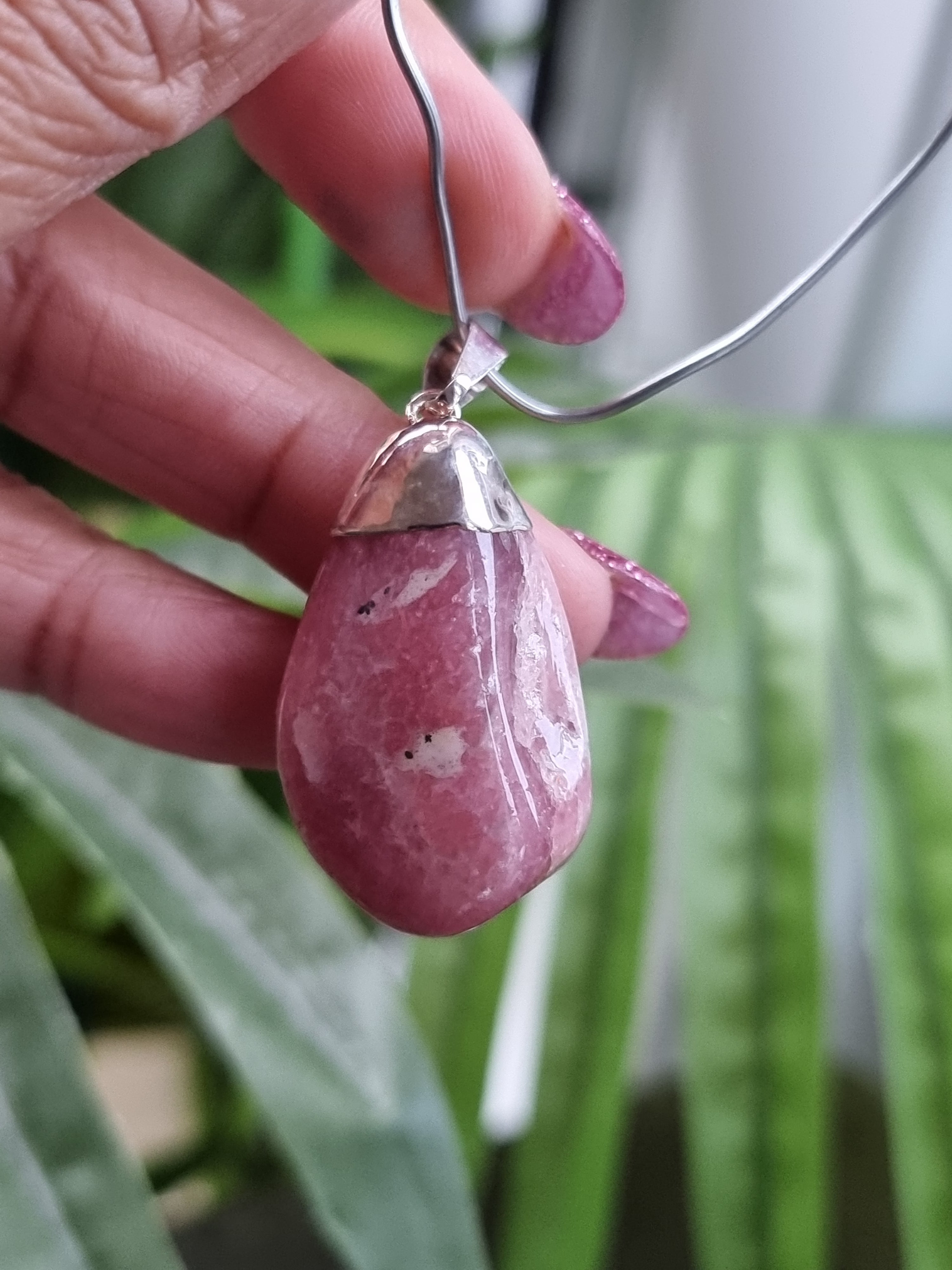 Rhodochrosite Pendant