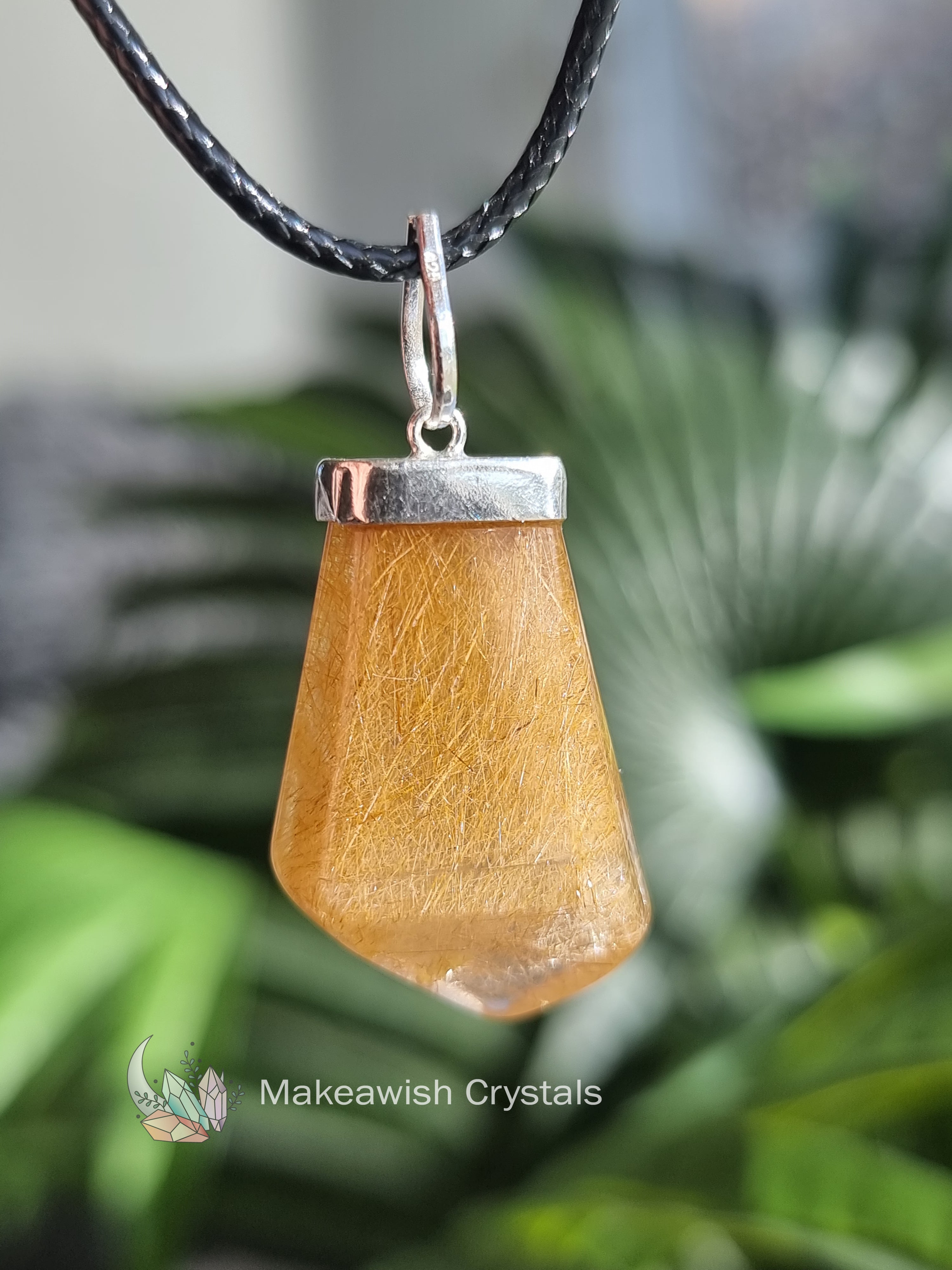 Rutilated Quartz Pendant