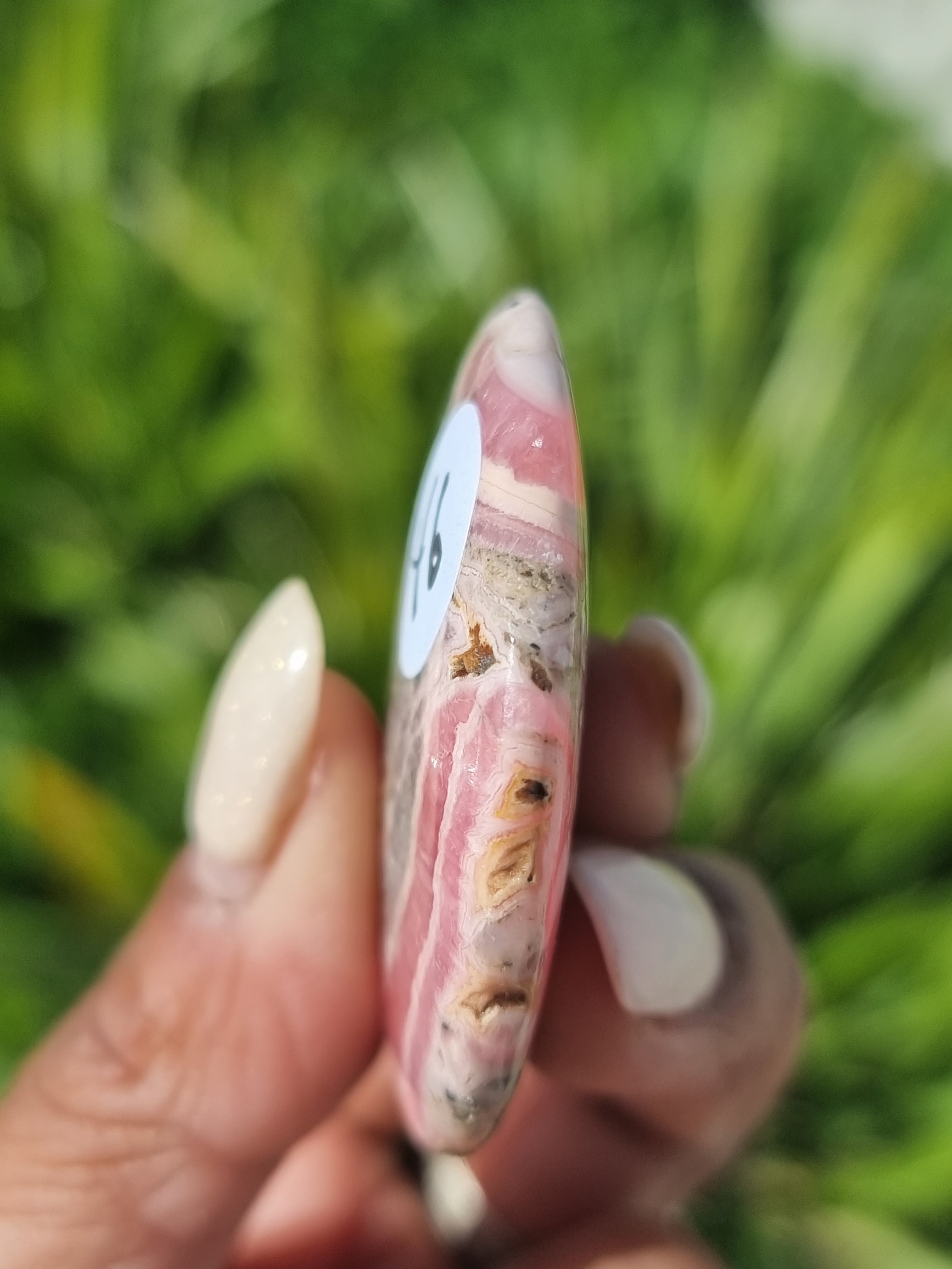 Rhodochrosite Flat Stone