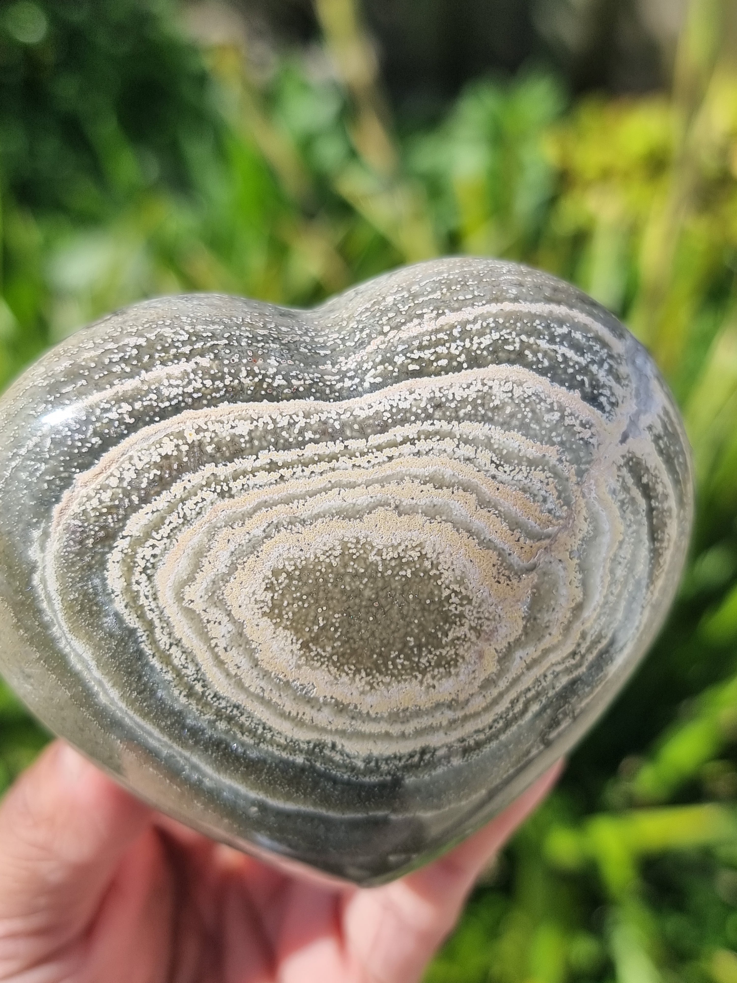 Ocean Jasper Heart