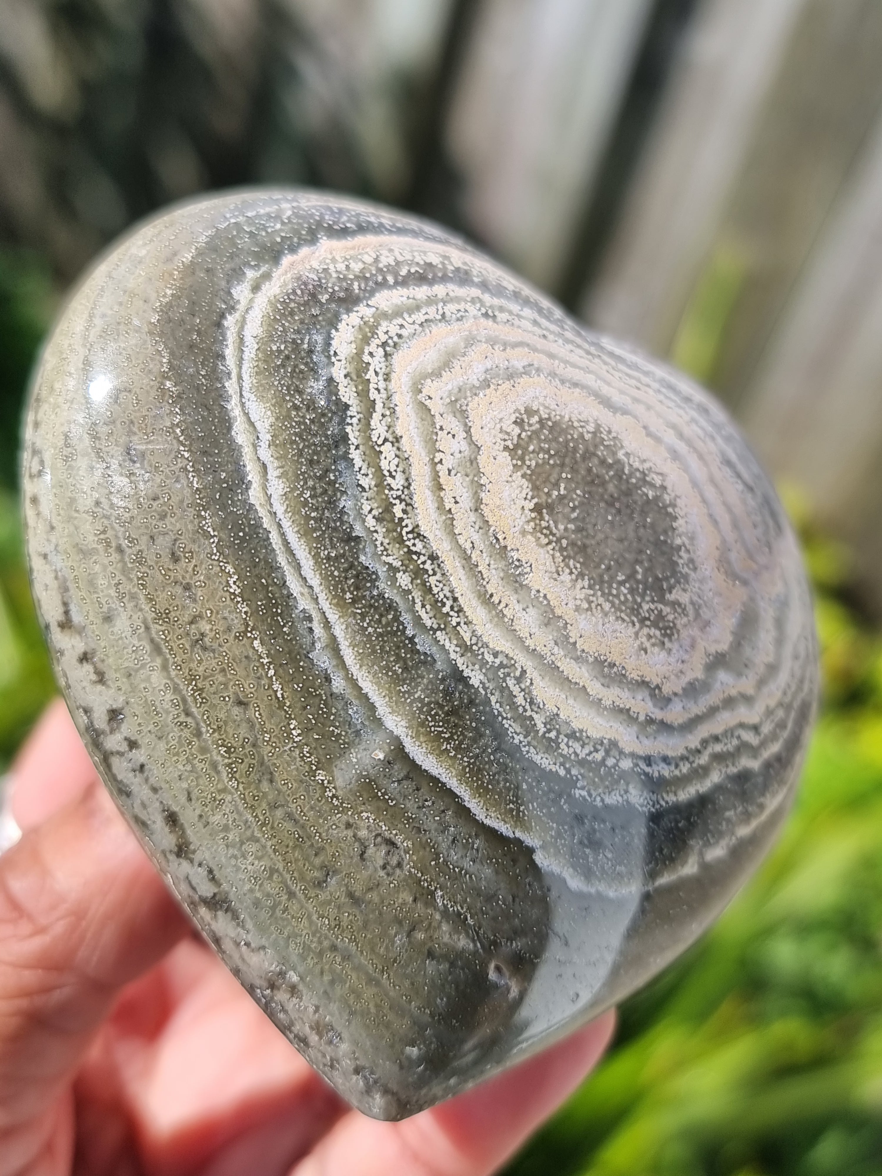 Ocean Jasper Heart