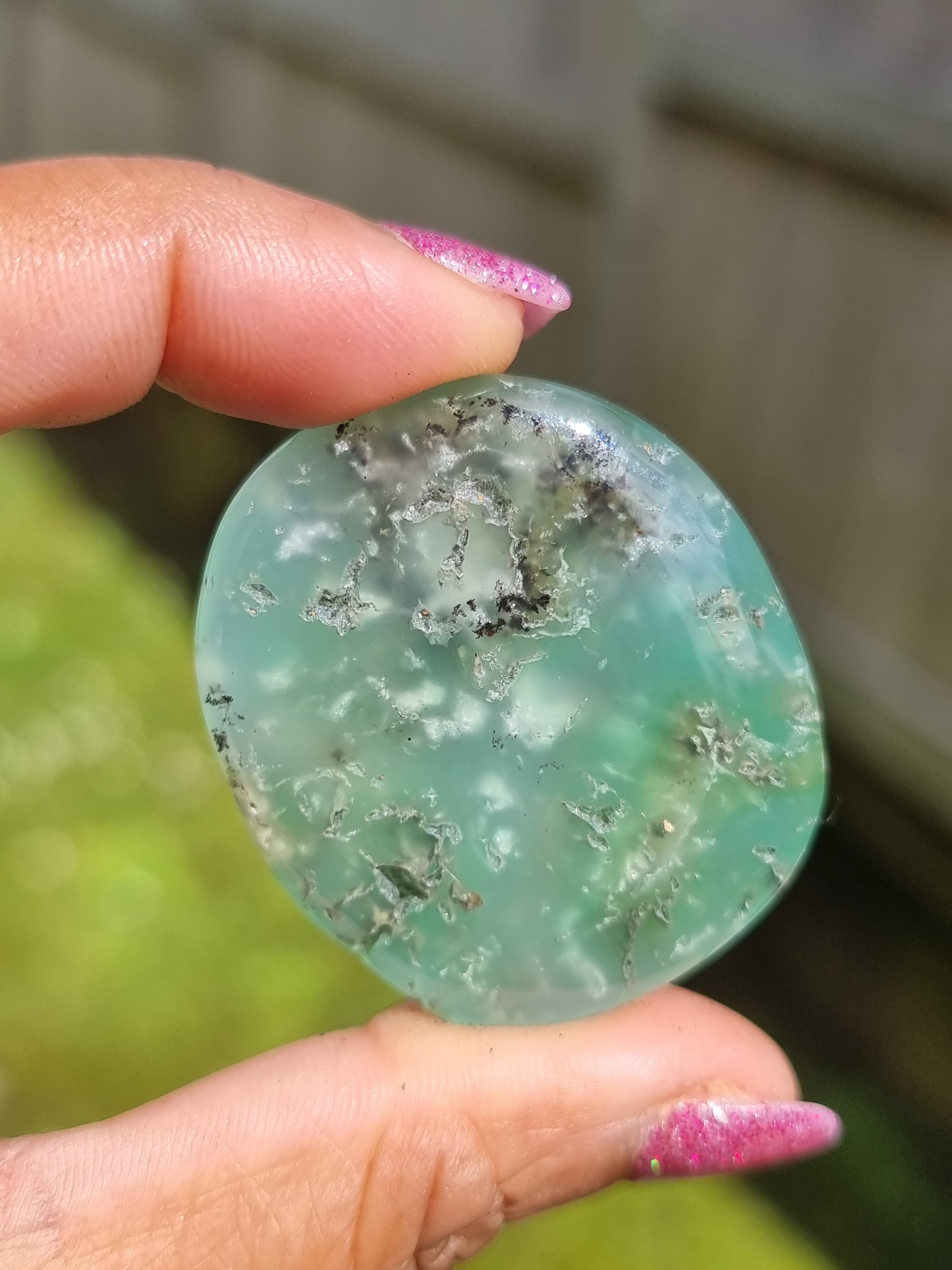 Chrysoprase Flat Stone