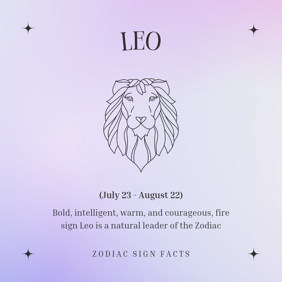 Leo Zodiac Crystal Pack