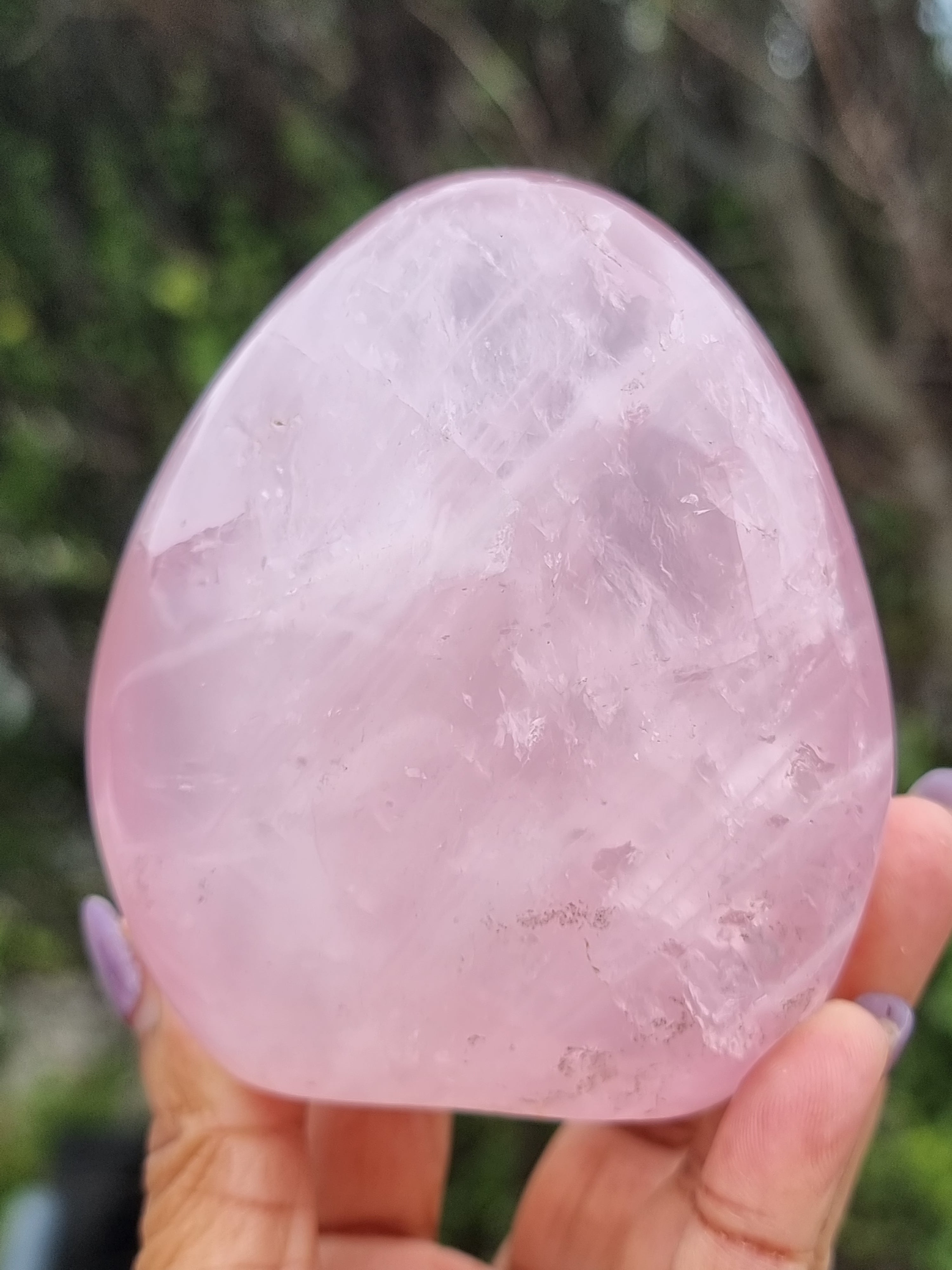 Rose Quartz Polished Freeform
