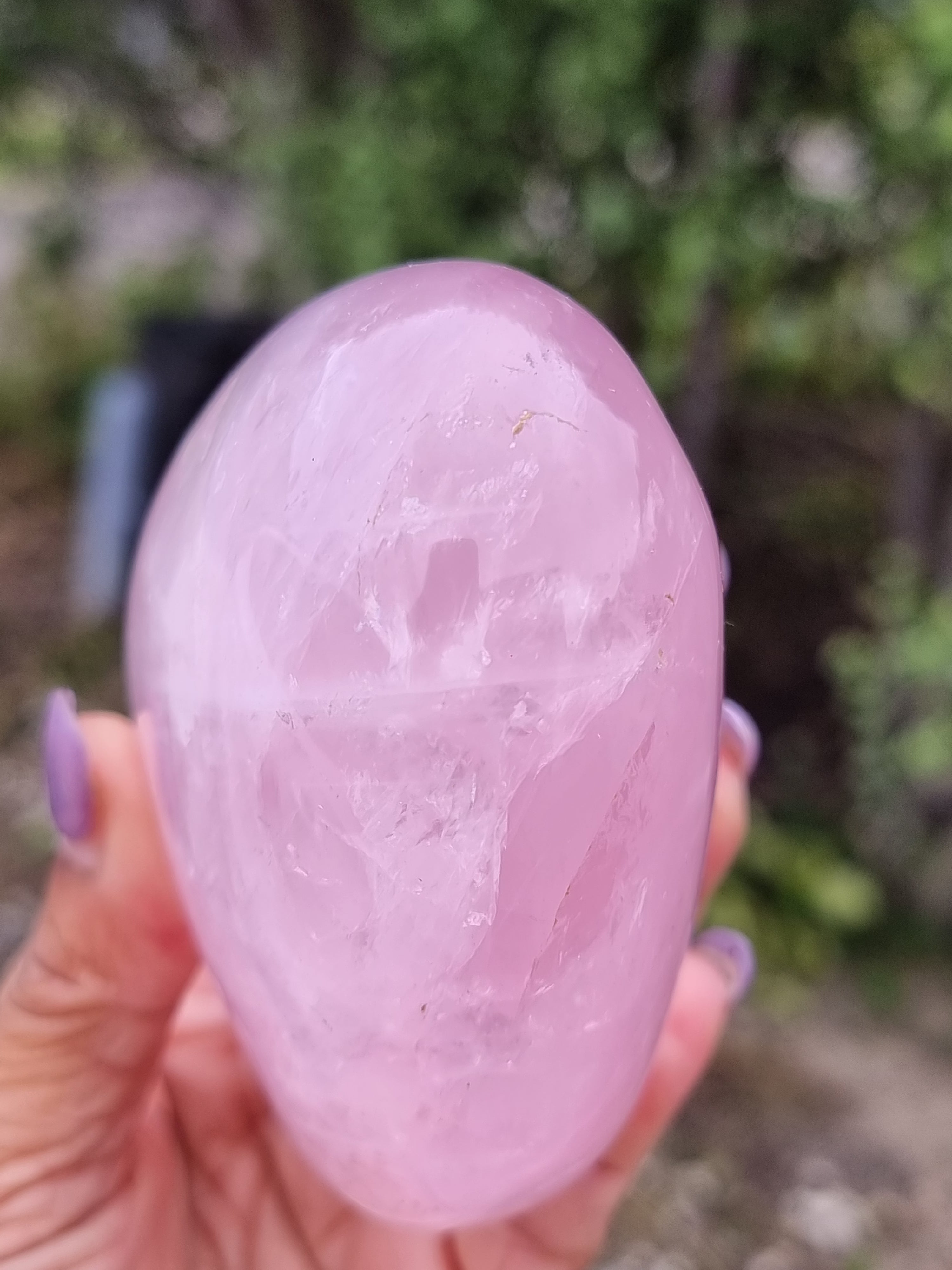 Rose Quartz Polished Freeform