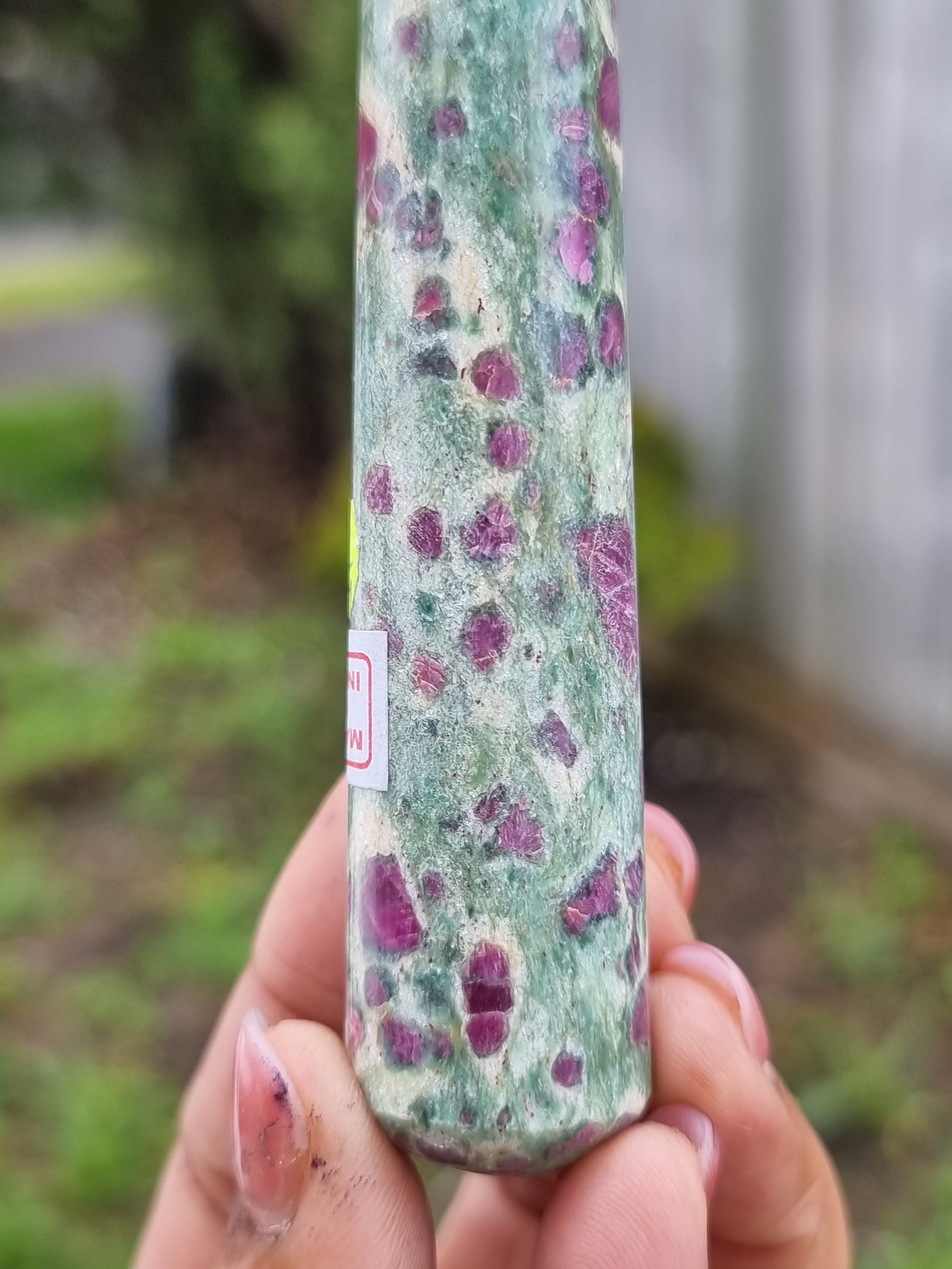 Ruby In Fuchsite Wand India