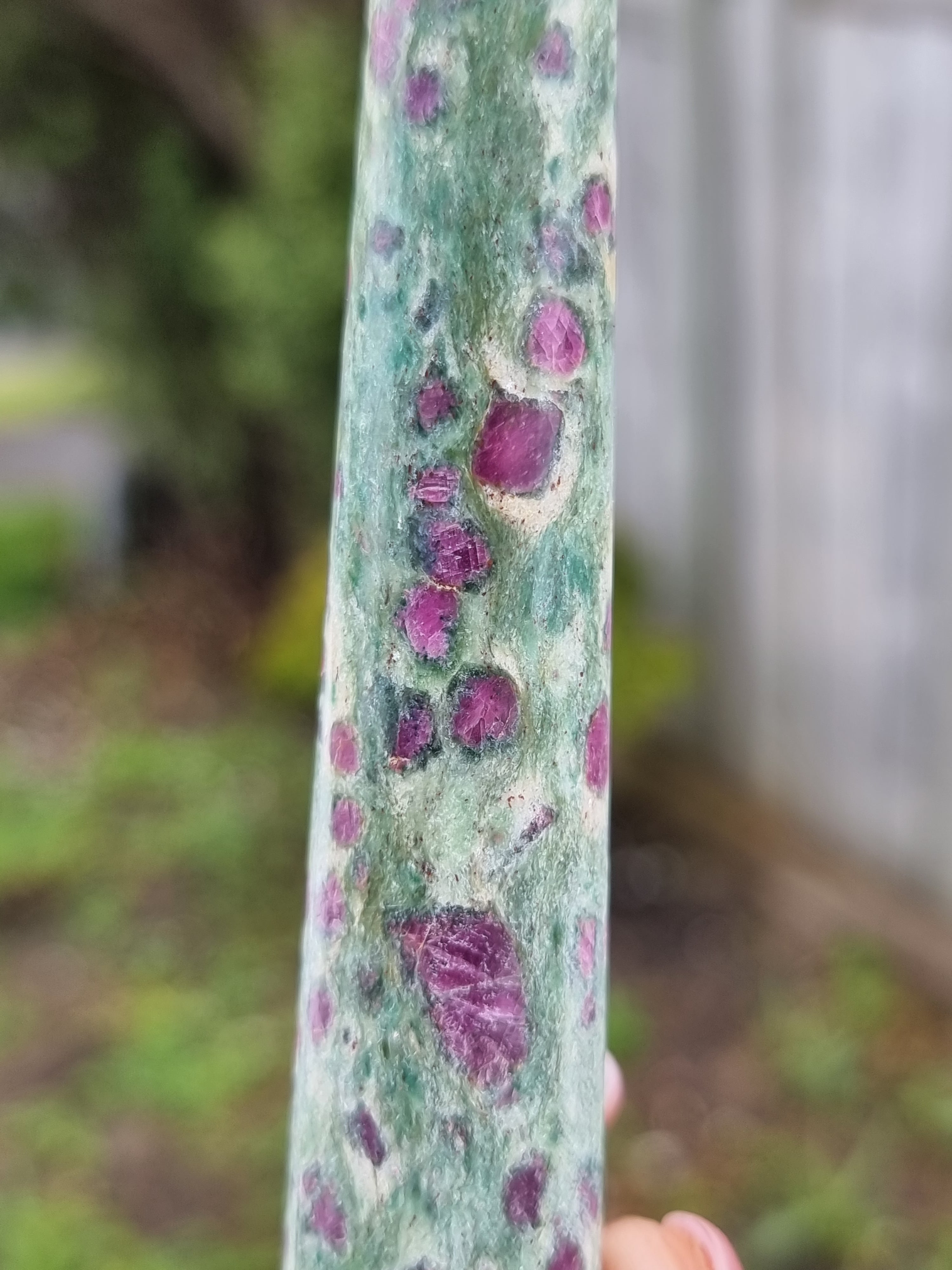 Ruby In Fuchsite Wand India