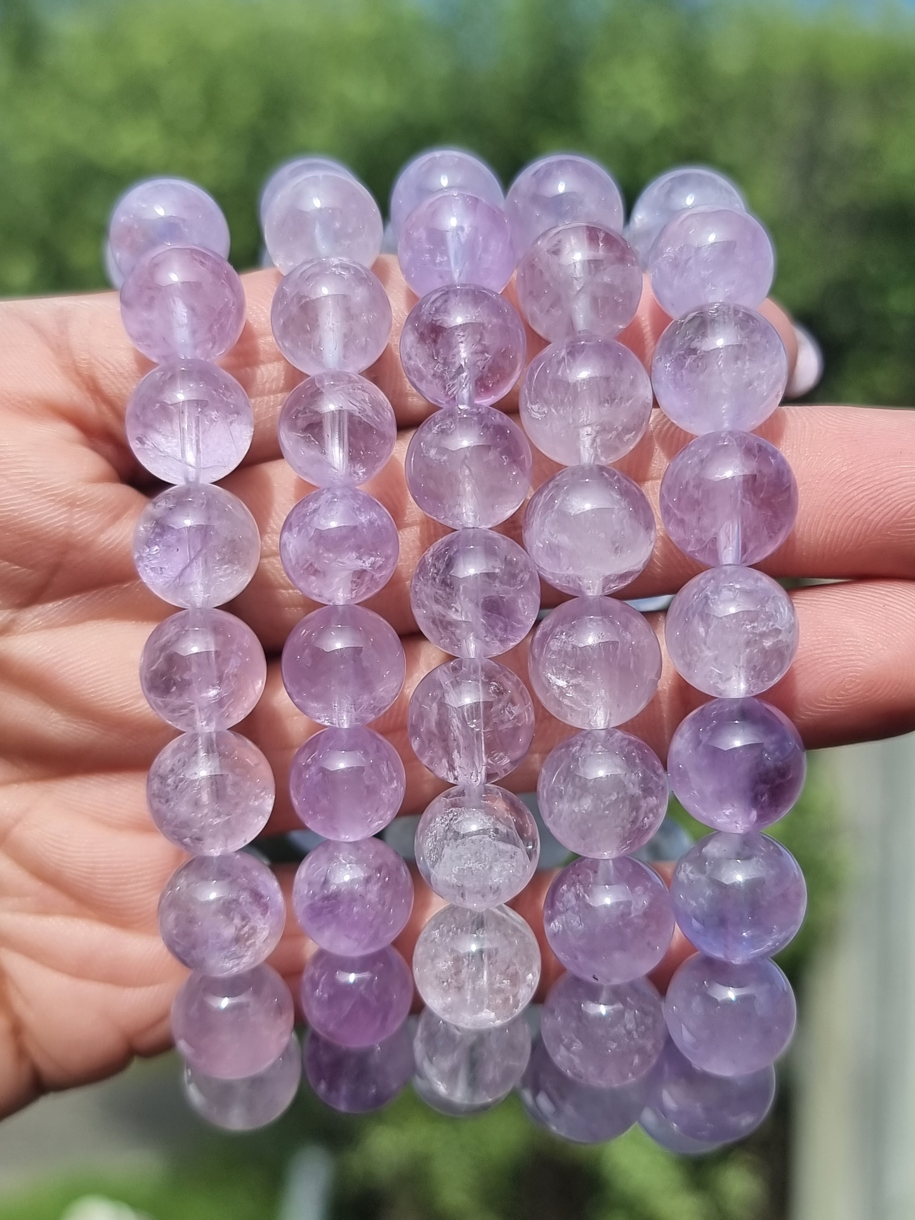 Amethyst Bead Bracelet