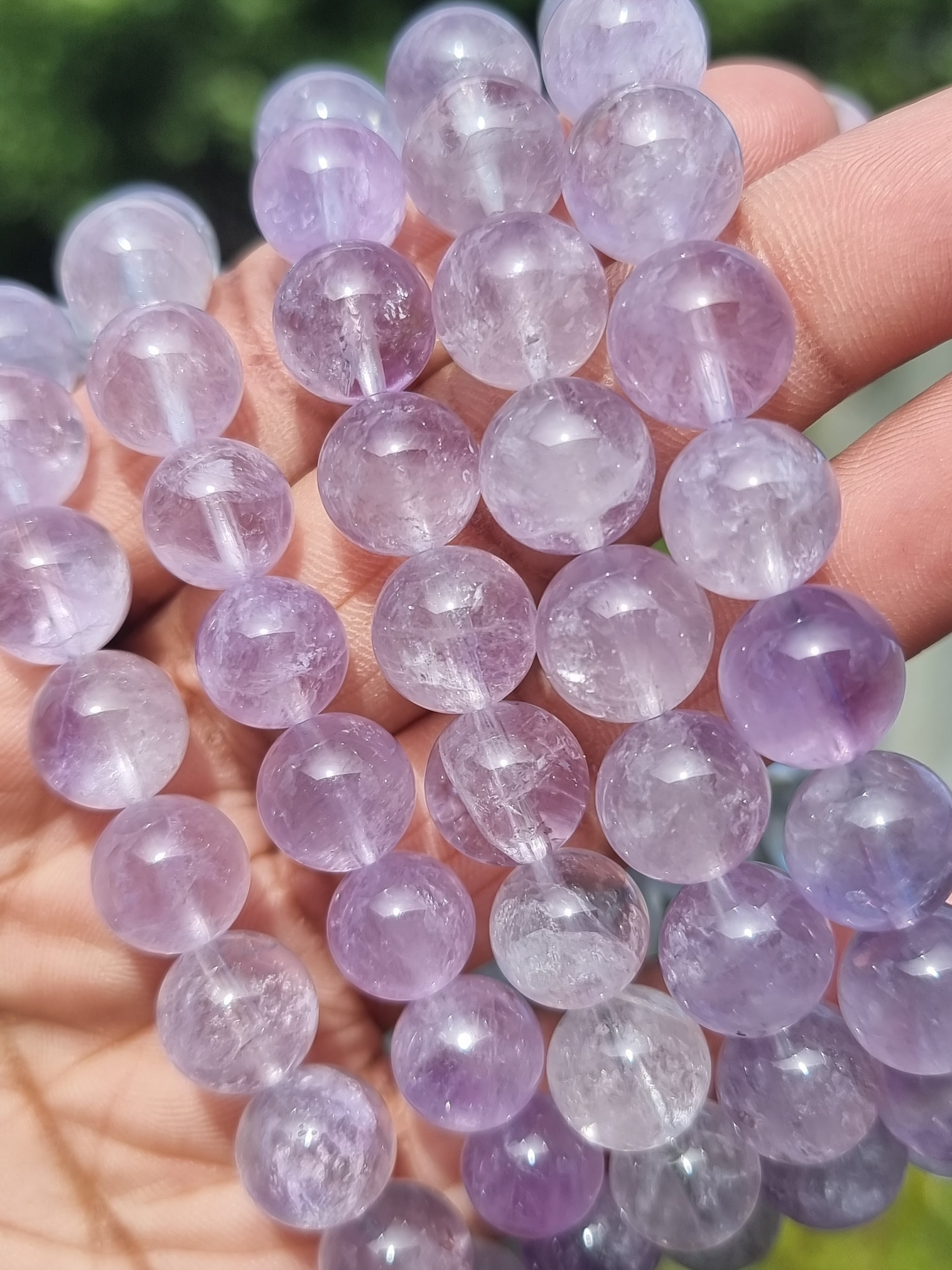 Amethyst Bead Bracelet