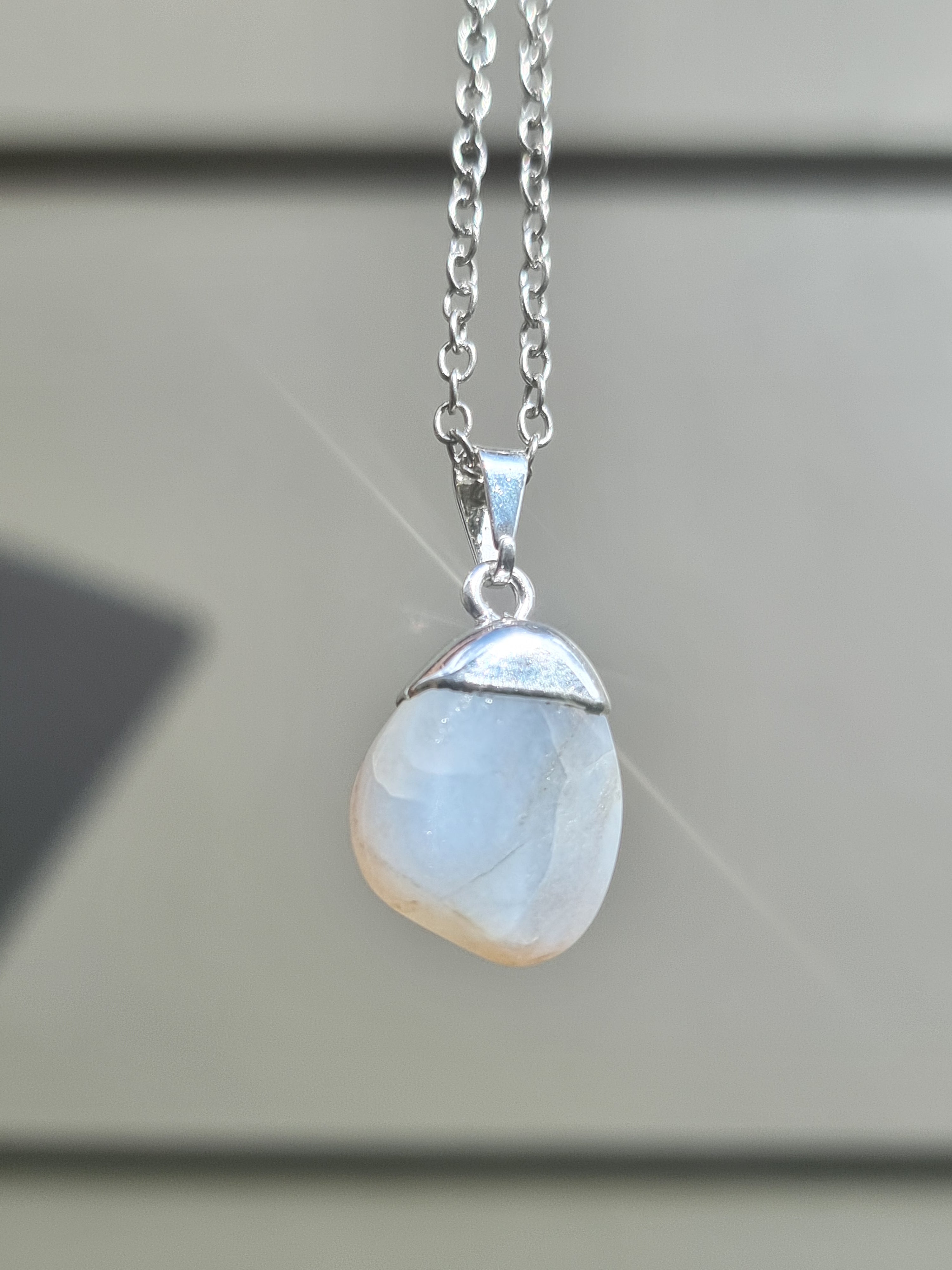 White Opal Pendant