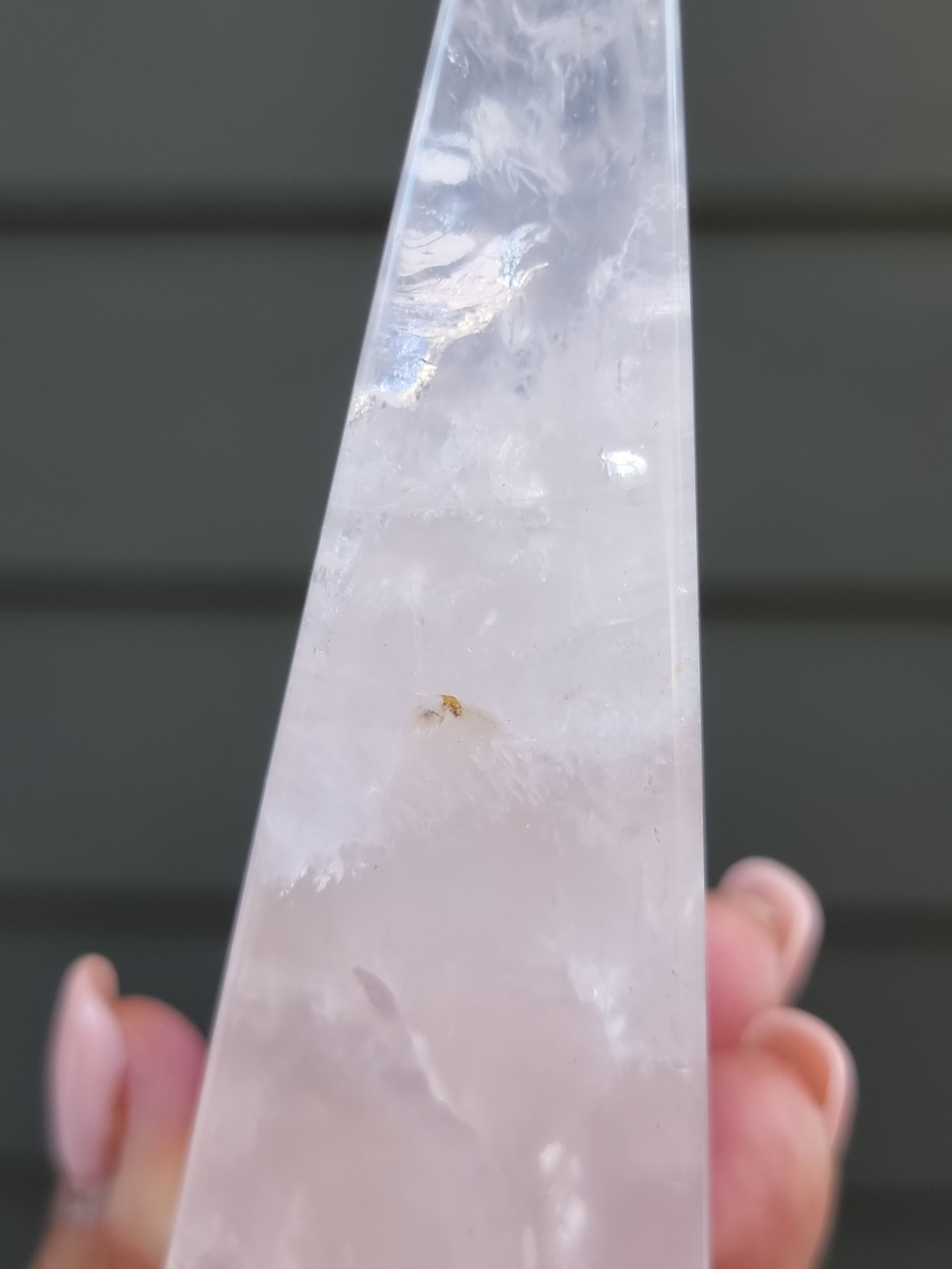 Rose Quartz Obelisk Polished