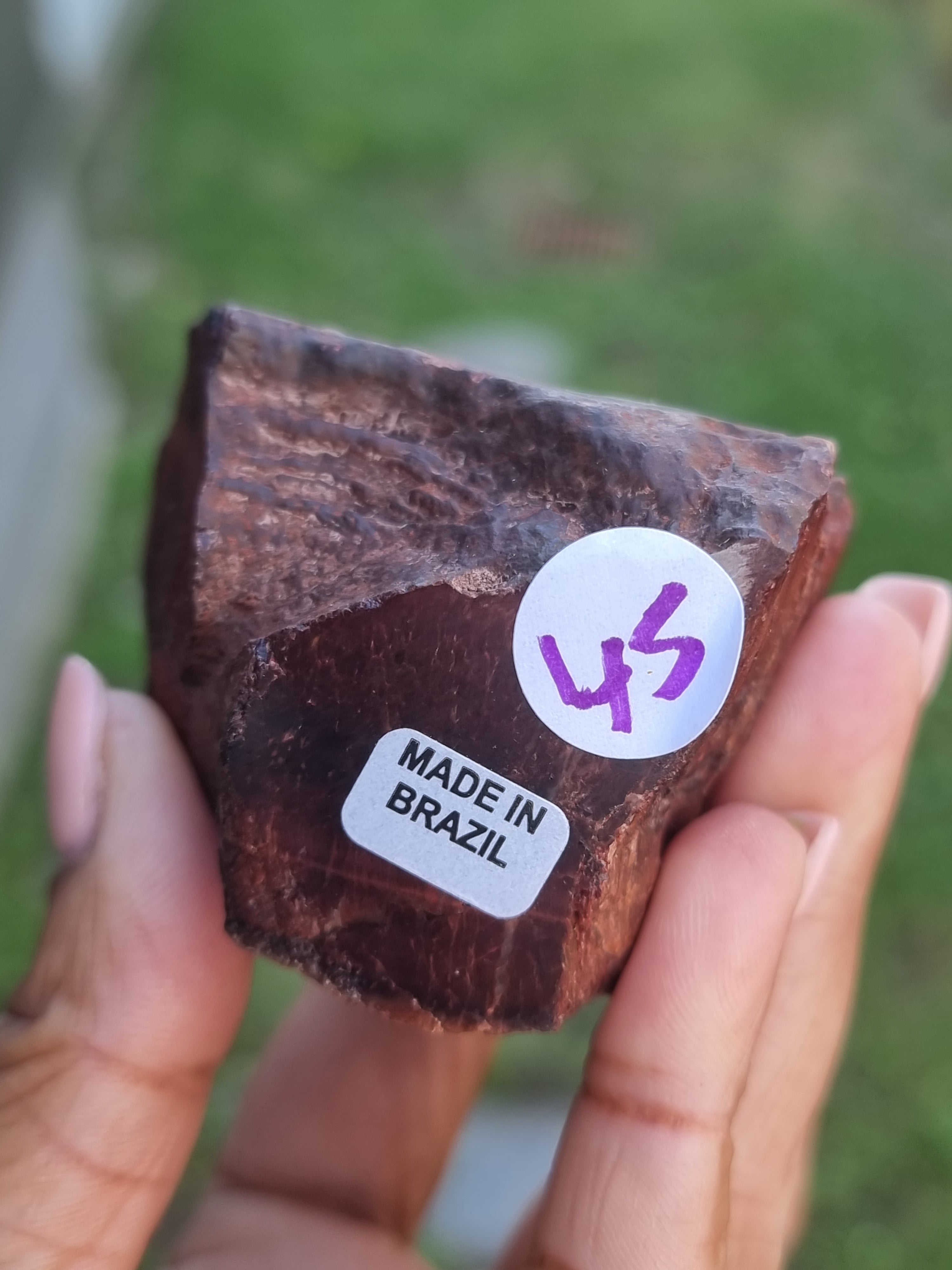 Red Tigers eye Rough Tip Point