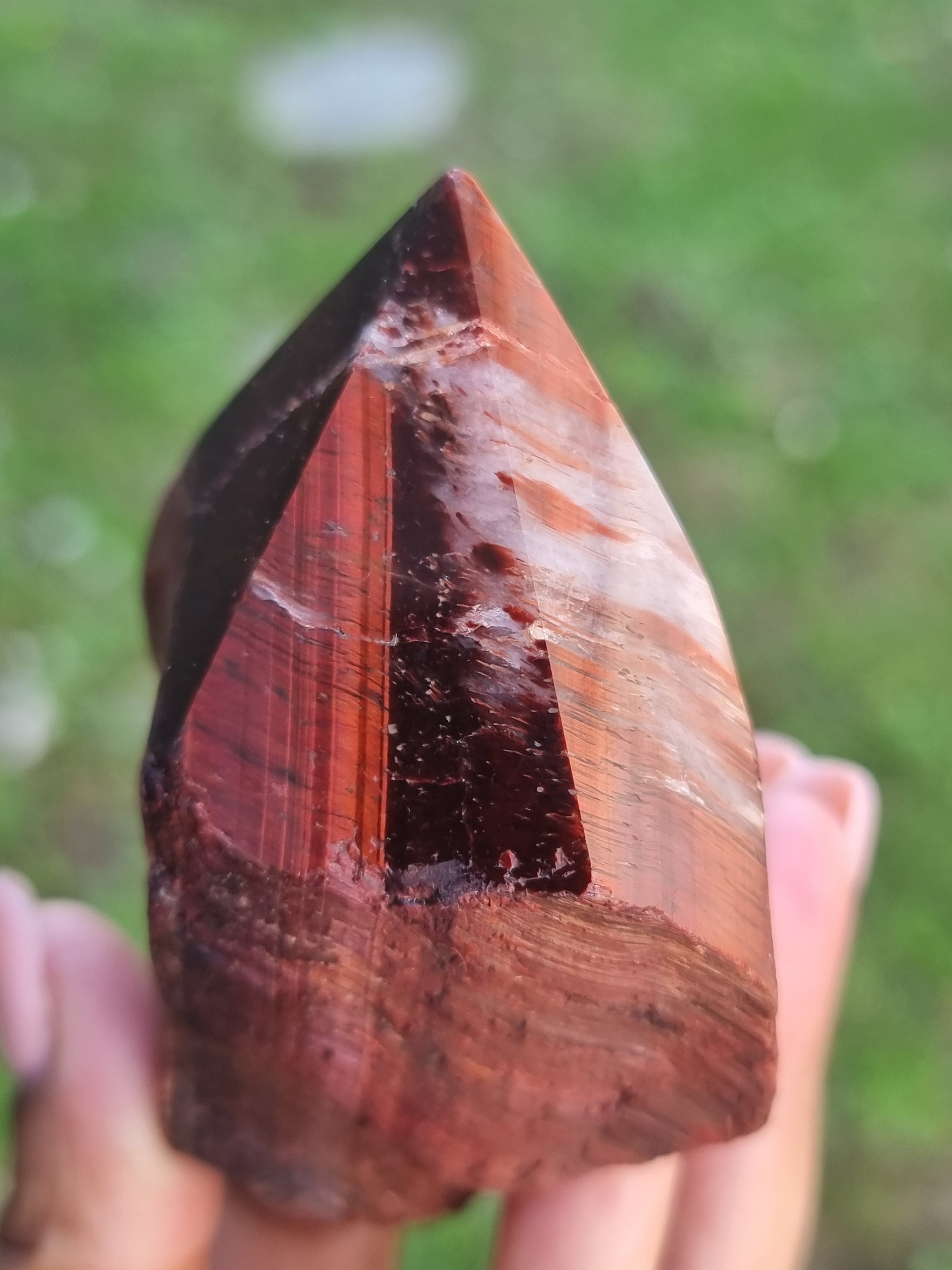 Red Tigers eye Rough Tip Point